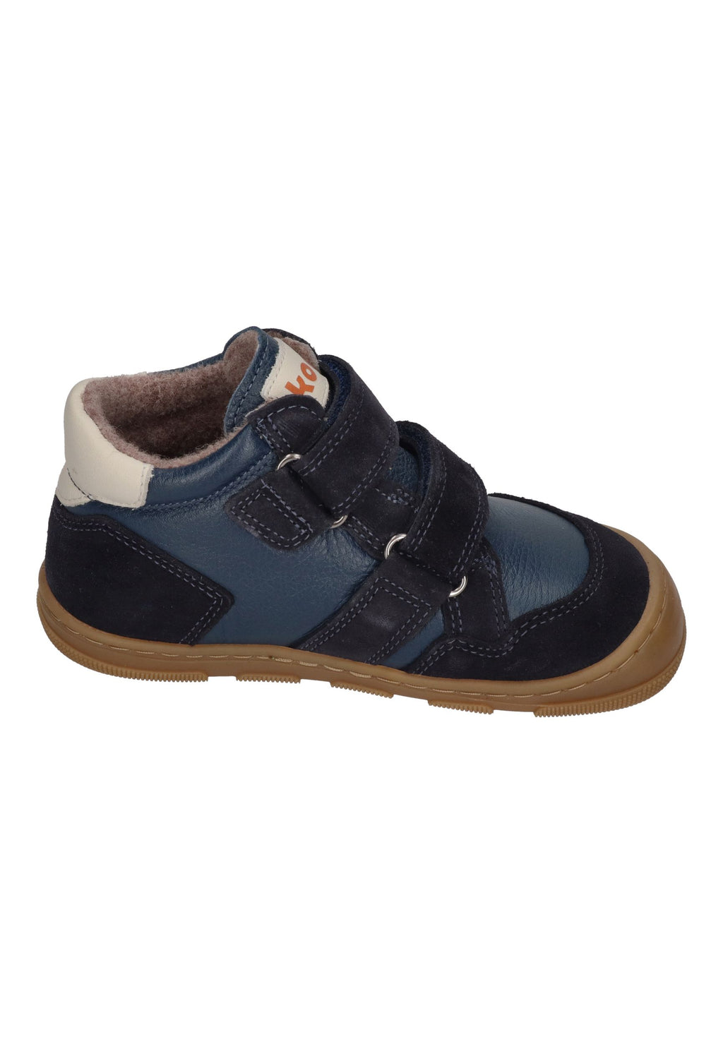 KOEL Barefoot Kinder Übergangsschuhe KABRIEL 3.0 WOOLFELT extra weit navy