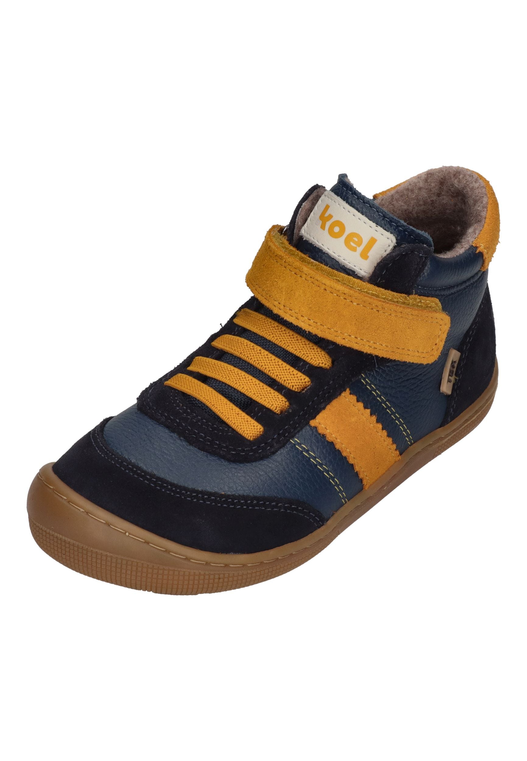 KOEL Barefoot Kinder Übergangsschuhe Sneakers DANIEL 3.0 SUEDE blue