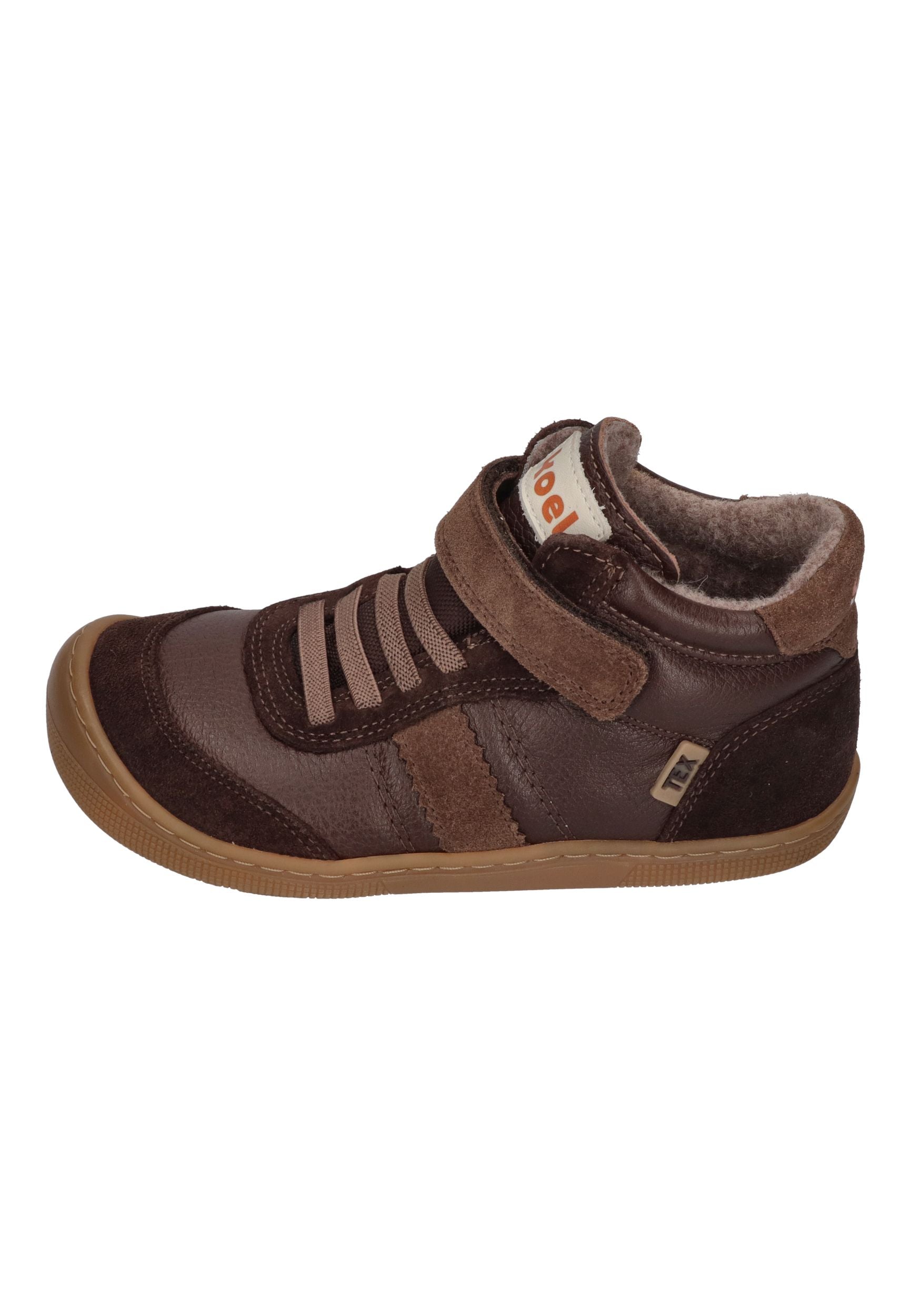 KOEL Barefoot Kinder Übergangsschuhe Sneakers DANIEL 3.0 SUEDE brown