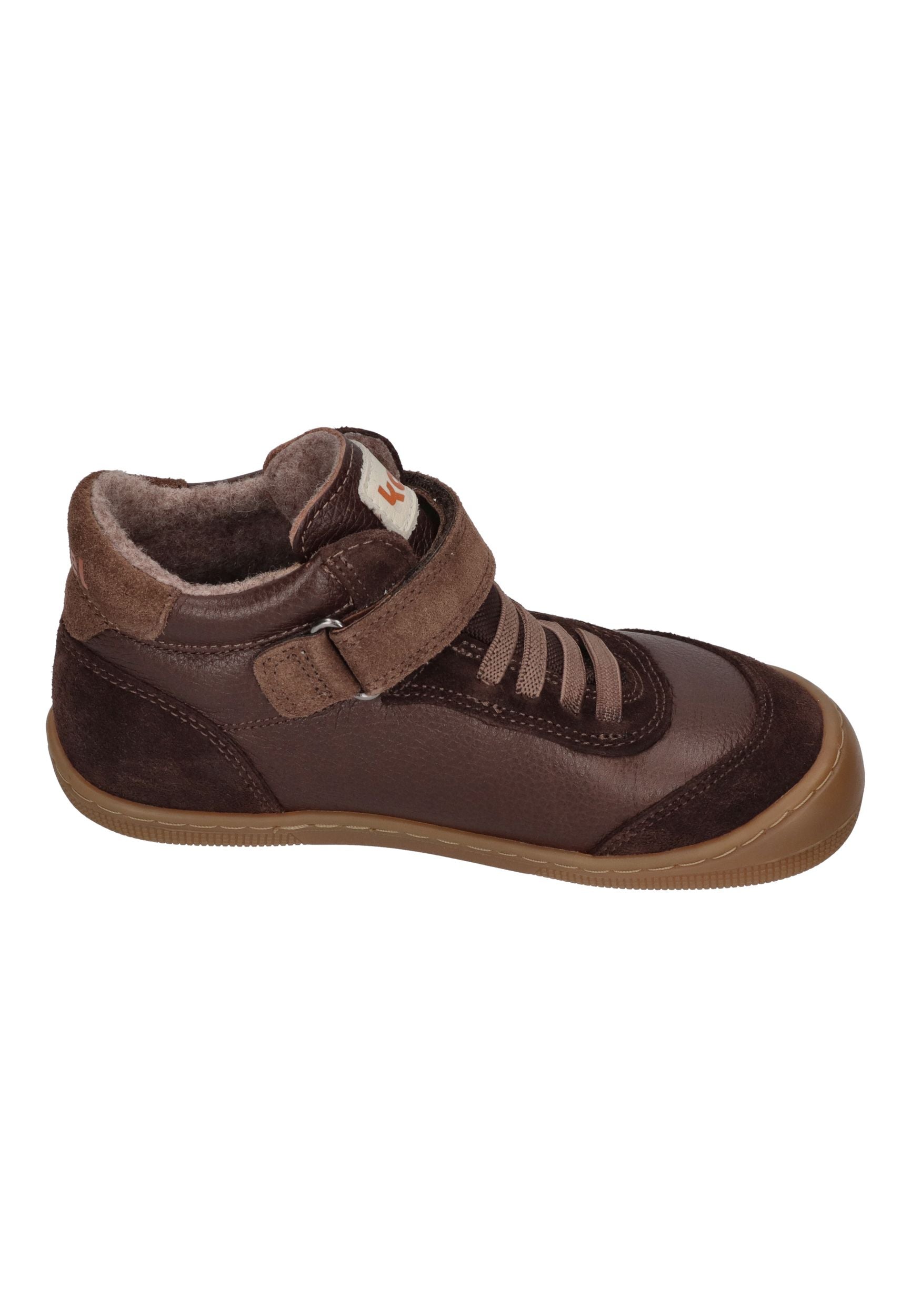 KOEL Barefoot Kinder Übergangsschuhe Sneakers DANIEL 3.0 SUEDE brown
