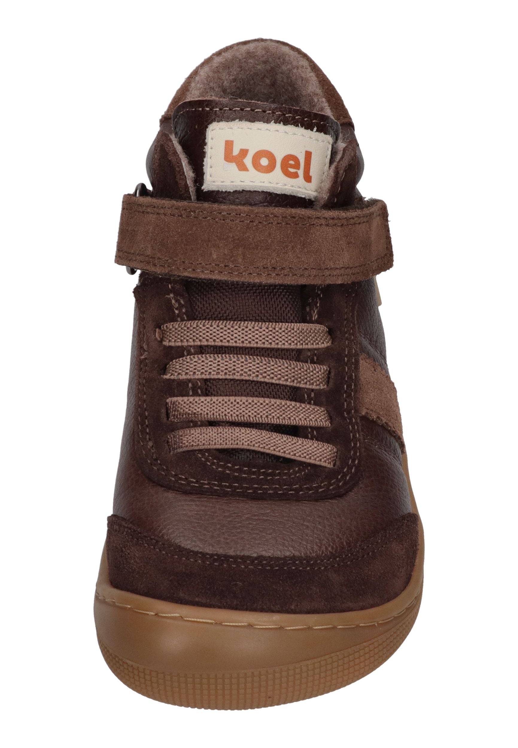 KOEL Barefoot Kinder Übergangsschuhe Sneakers DANIEL 3.0 SUEDE brown