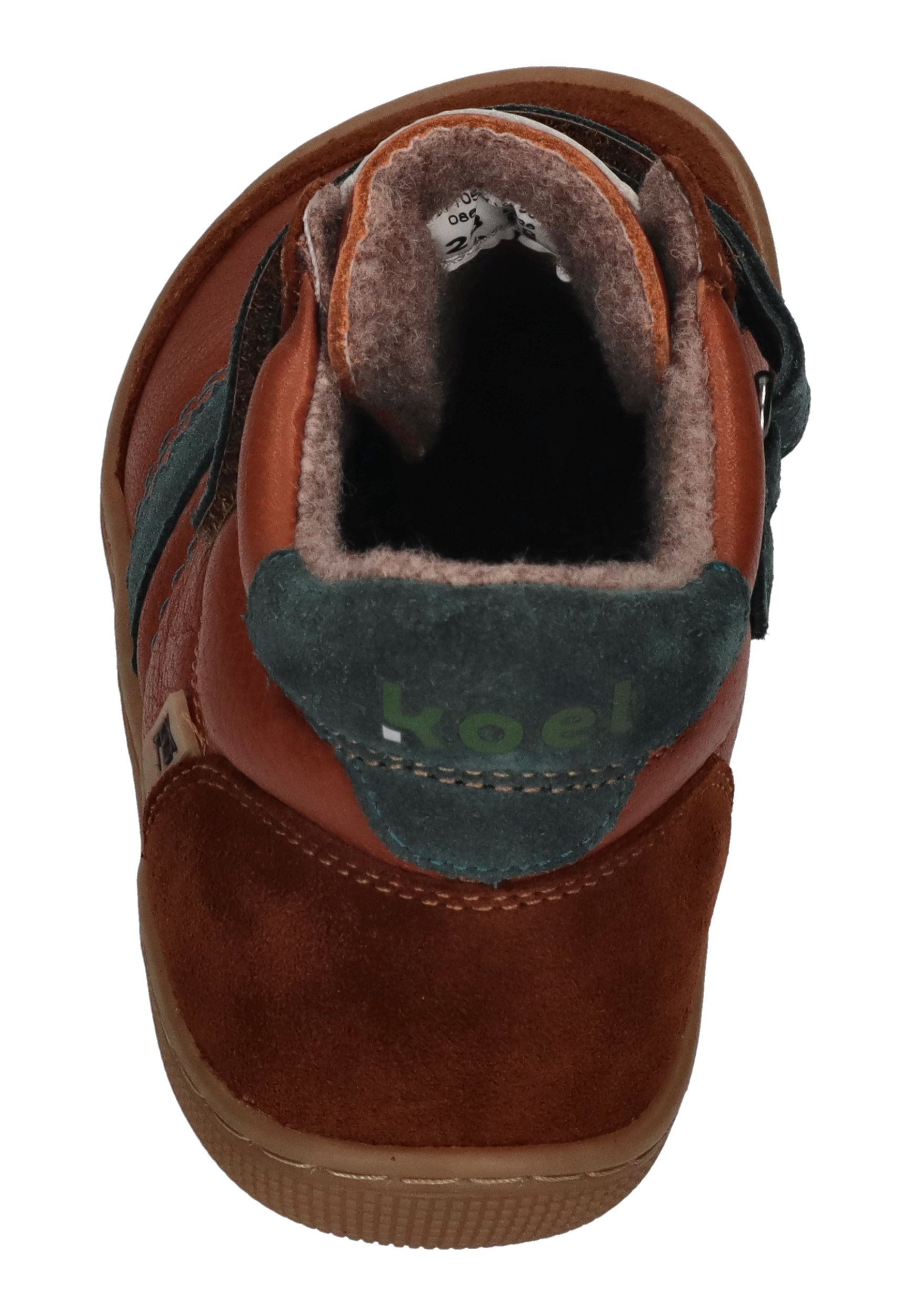 KOEL Barefoot Kinder Übergangsschuhe Sneakers DANIEL 3.0 SUEDE cognac