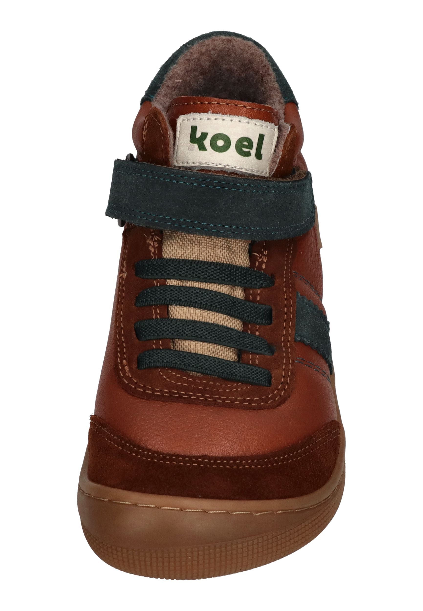 KOEL Barefoot Kinder Übergangsschuhe Sneakers DANIEL 3.0 SUEDE cognac