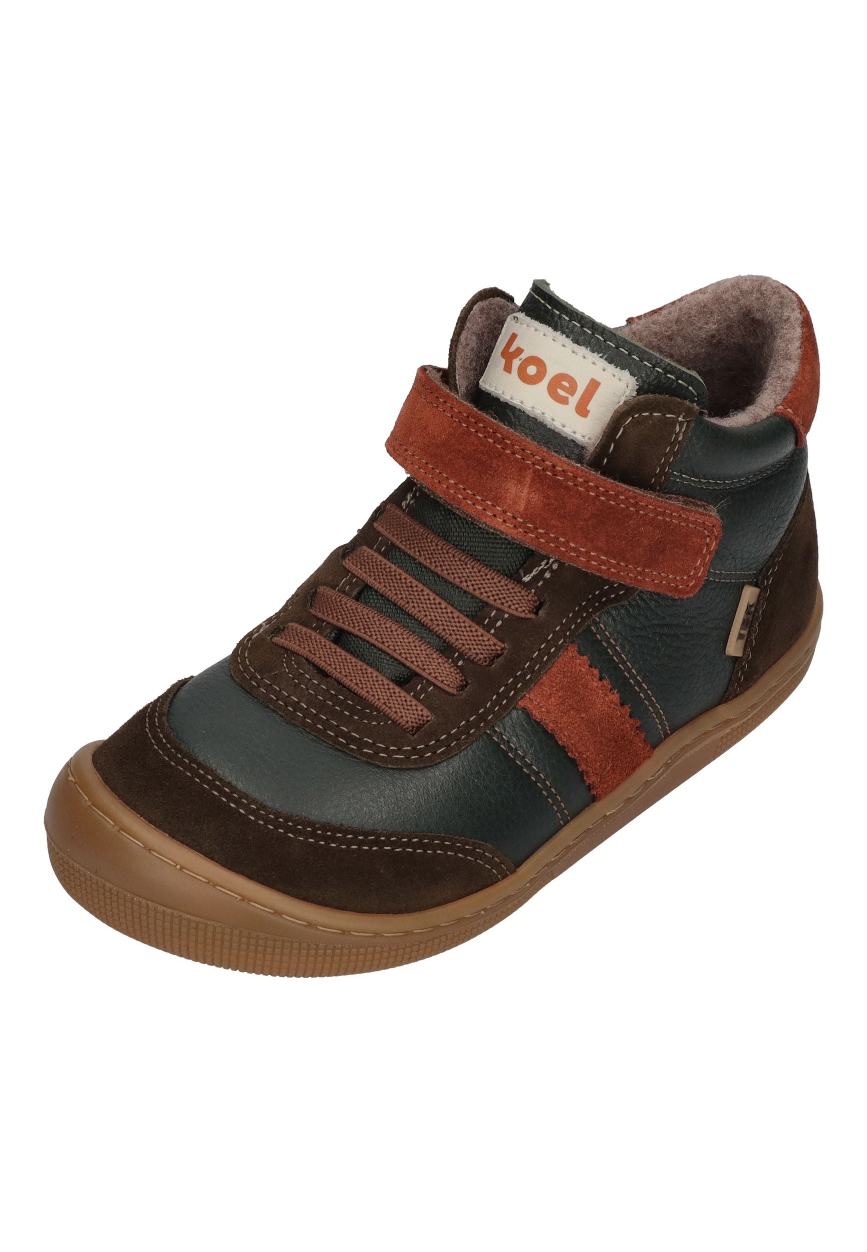 KOEL Barefoot Kinder Übergangsschuhe Sneakers DANIEL 3.0 SUEDE green