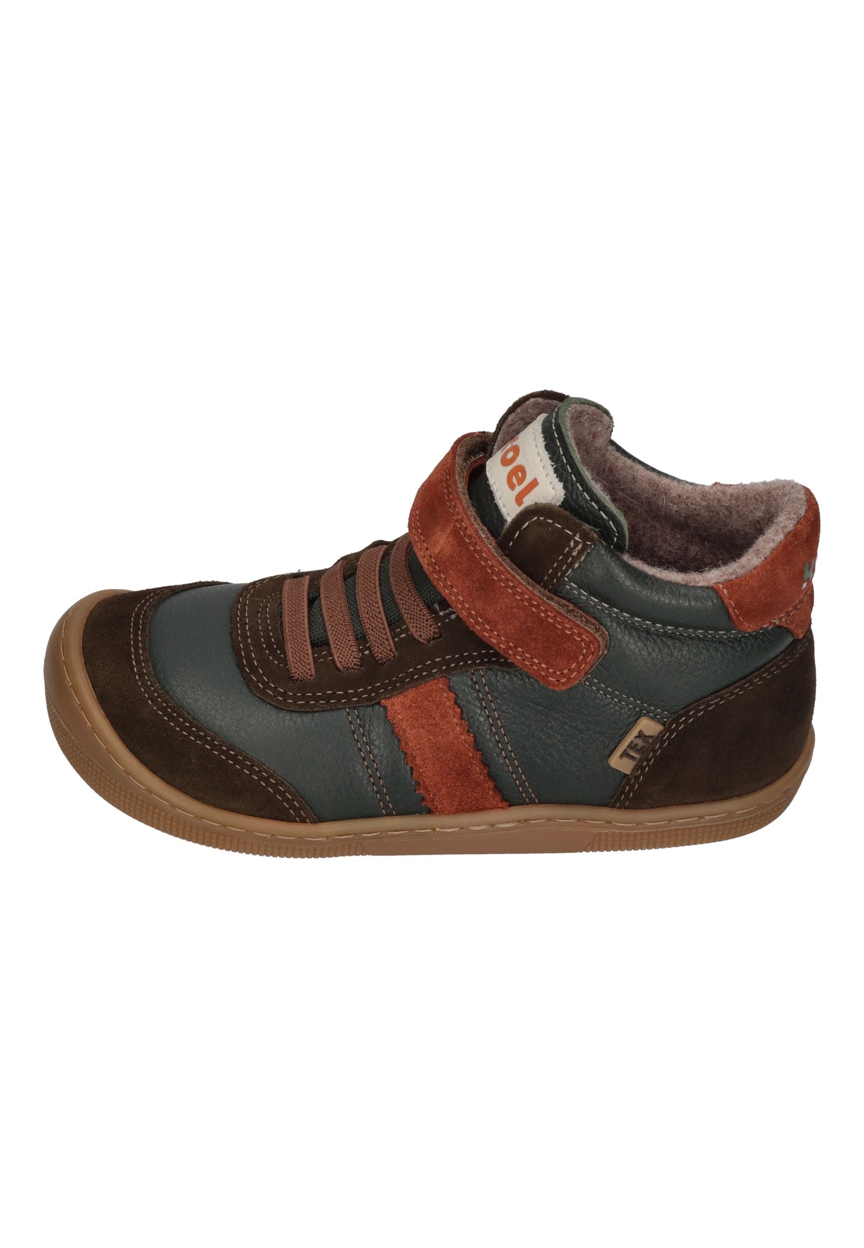 KOEL Barefoot Kinder Übergangsschuhe Sneakers DANIEL 3.0 SUEDE green