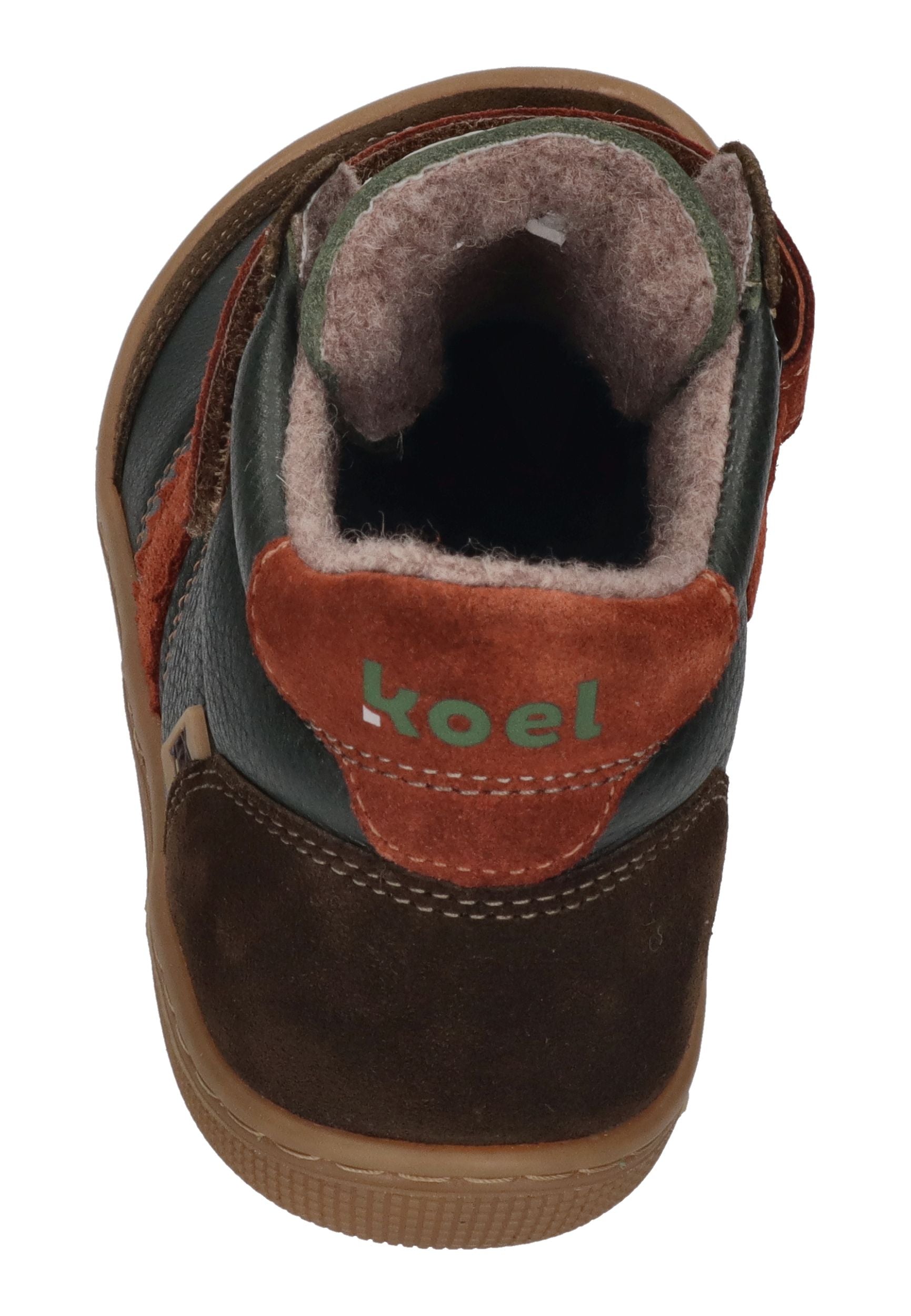 KOEL Barefoot Kinder Übergangsschuhe Sneakers DANIEL 3.0 SUEDE green