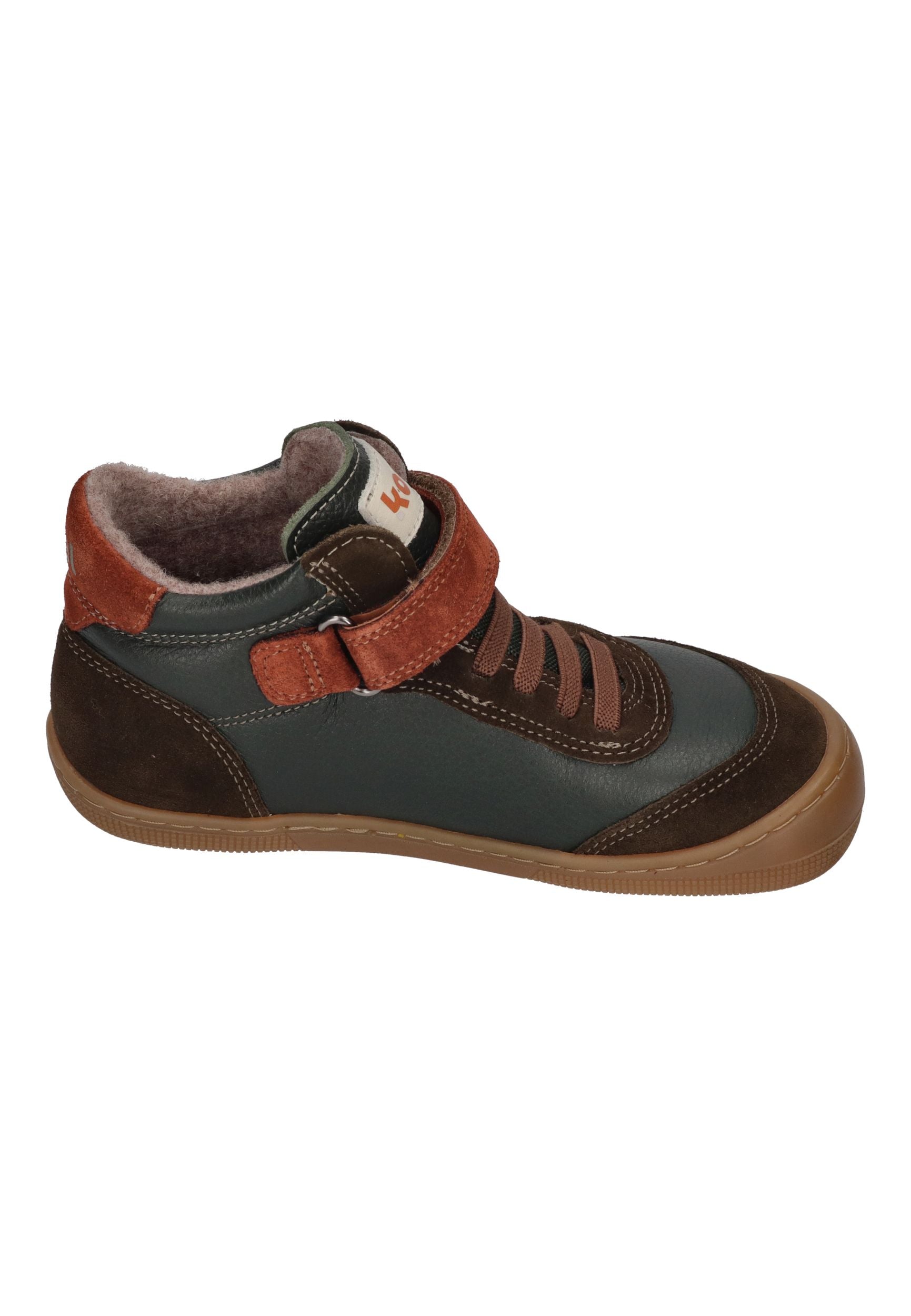 KOEL Barefoot Kinder Übergangsschuhe Sneakers DANIEL 3.0 SUEDE green