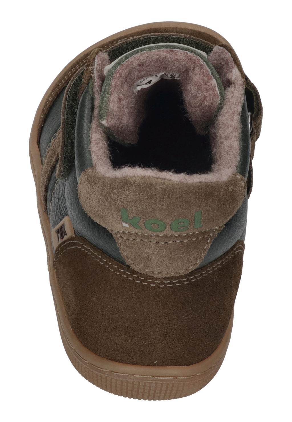 KOEL Barefoot Kinder Übergangsschuhe Sneakers DANIEL 3.0 SUEDE khaki