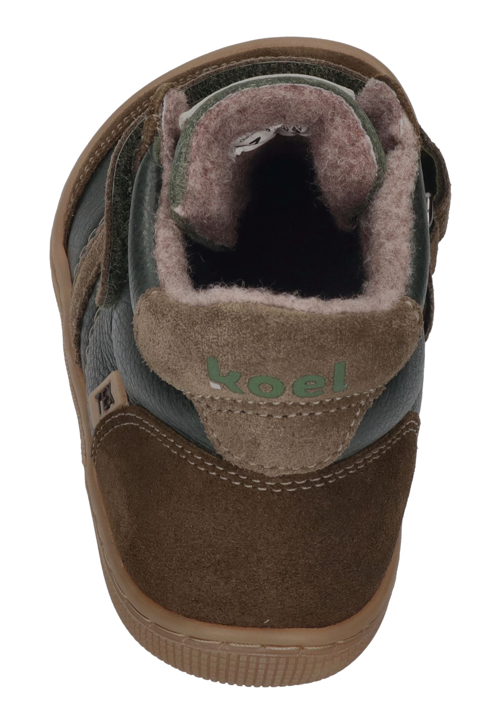 KOEL Barefoot Kinder Übergangsschuhe Sneakers DANIEL 3.0 SUEDE khaki
