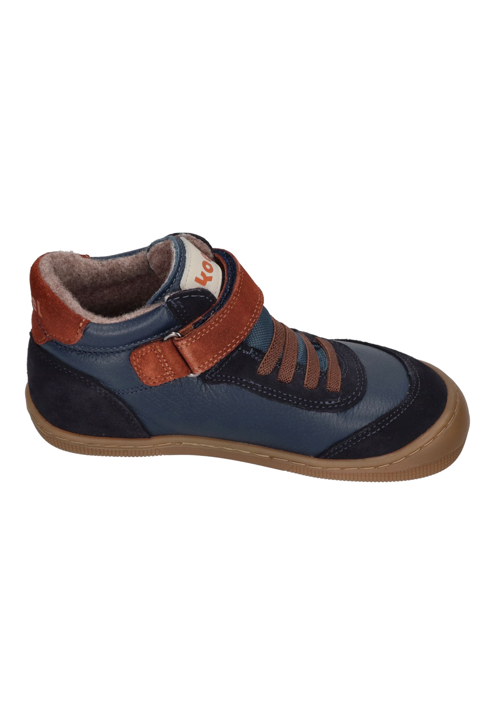 KOEL Barefoot Kinder Übergangsschuhe Sneakers DANIEL 3.0 SUEDE navy