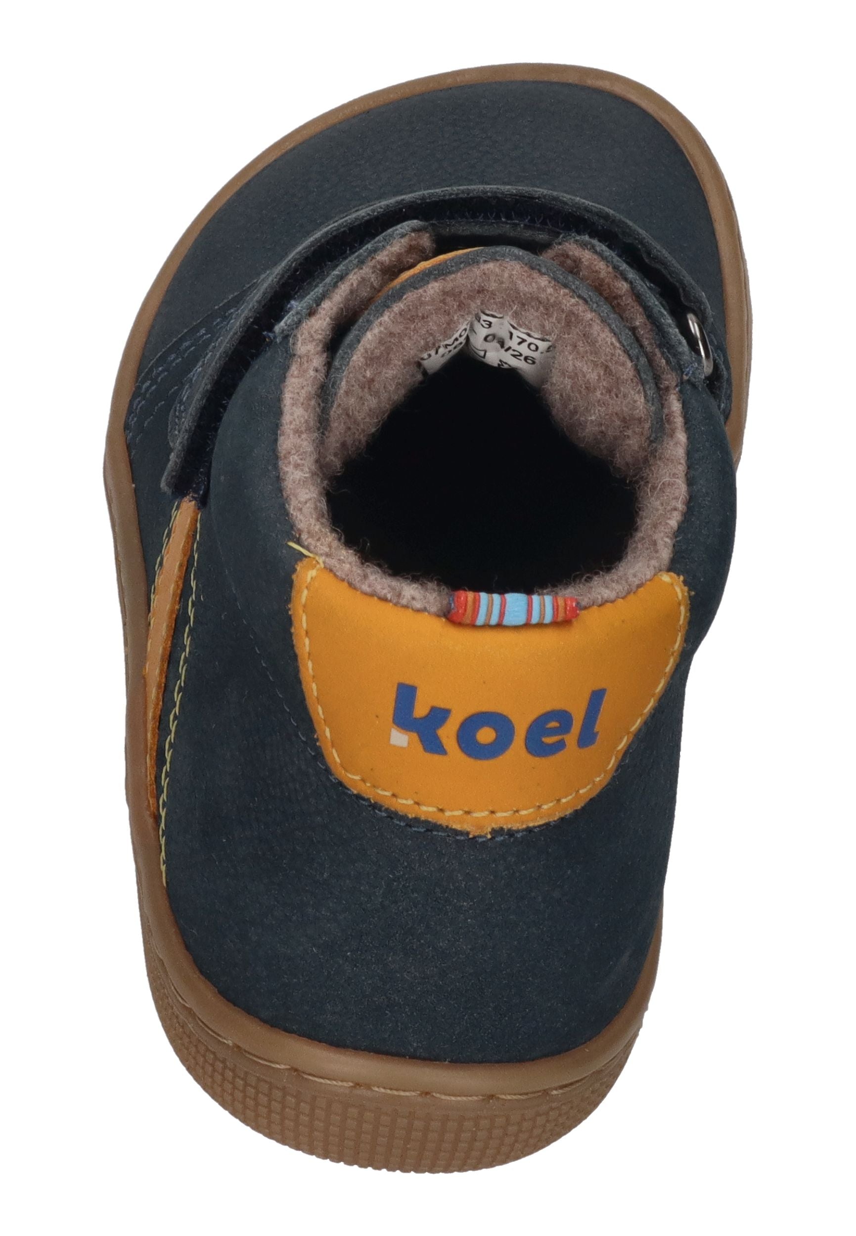 KOEL Barefoot Kinder Übergangsschuhe Sneakers DAVID 3.0 WOOL blue