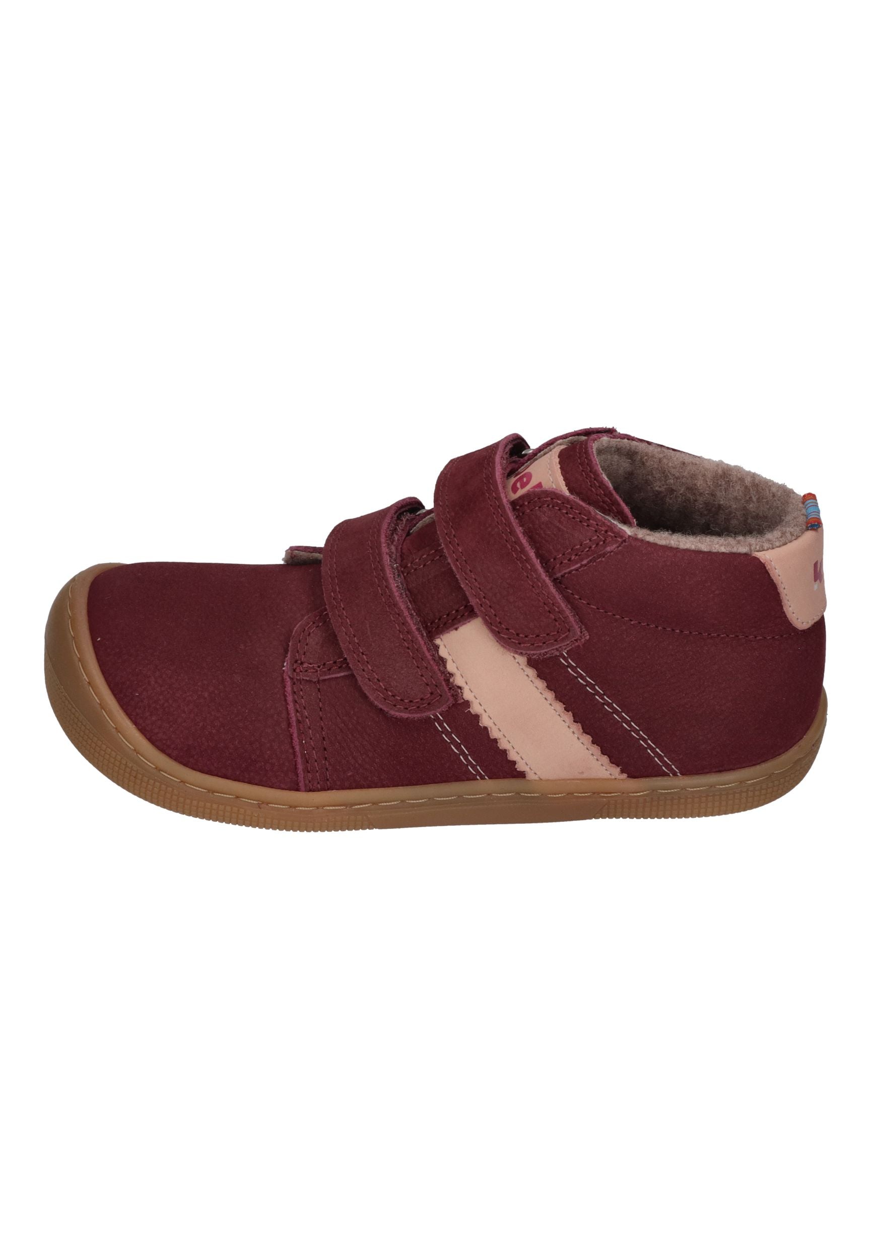 KOEL Barefoot Kinder Übergangsschuhe Sneakers DAVID 3.0 WOOL bordo