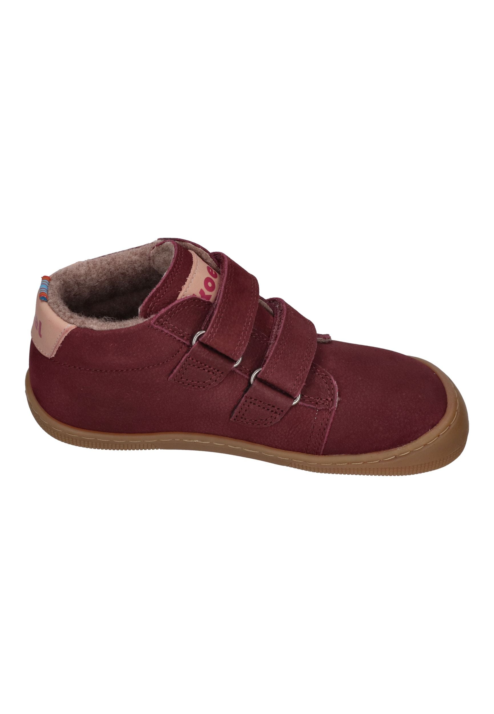 KOEL Barefoot Kinder Übergangsschuhe Sneakers DAVID 3.0 WOOL bordo
