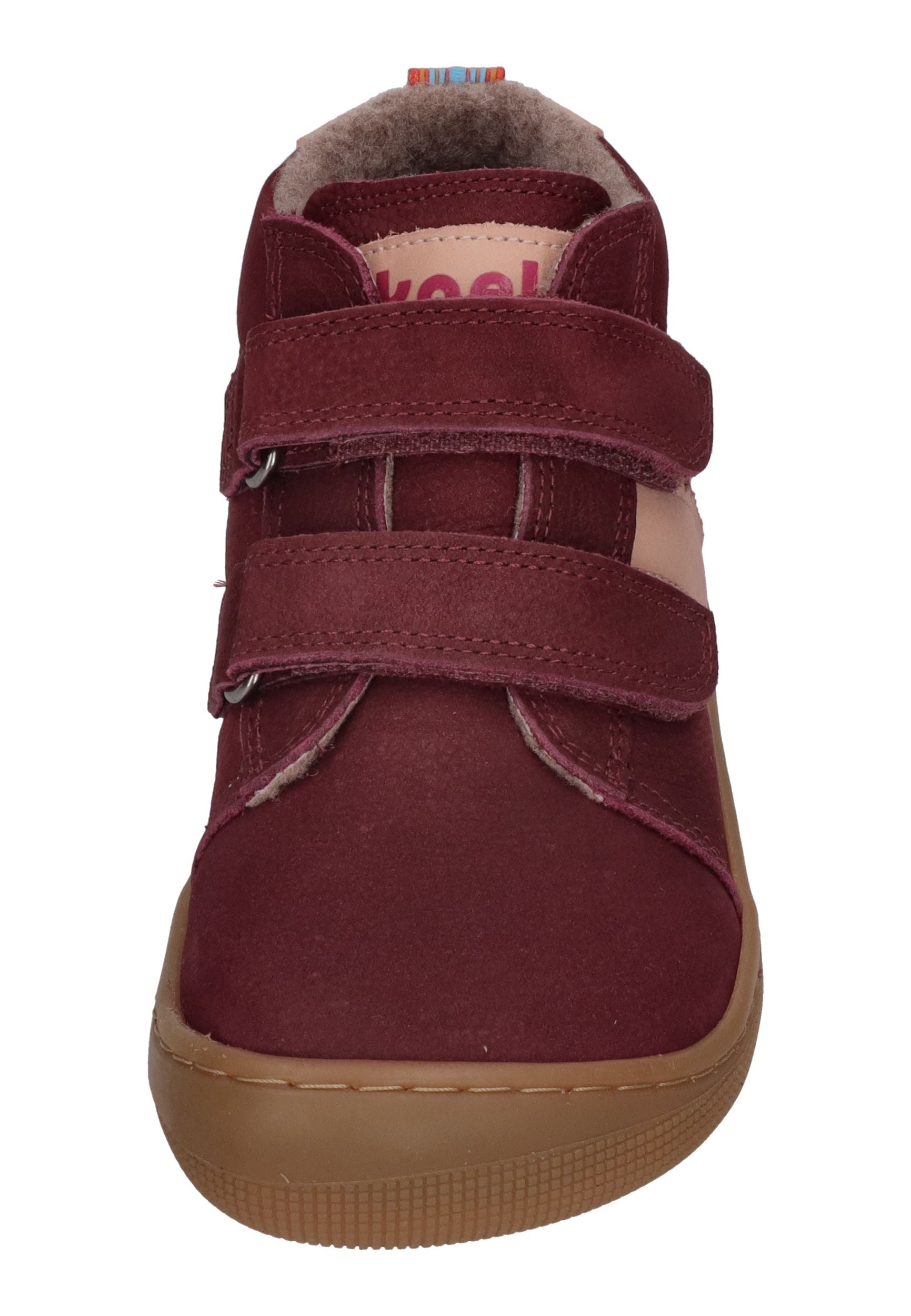KOEL Barefoot Kinder Übergangsschuhe Sneakers DAVID 3.0 WOOL bordo