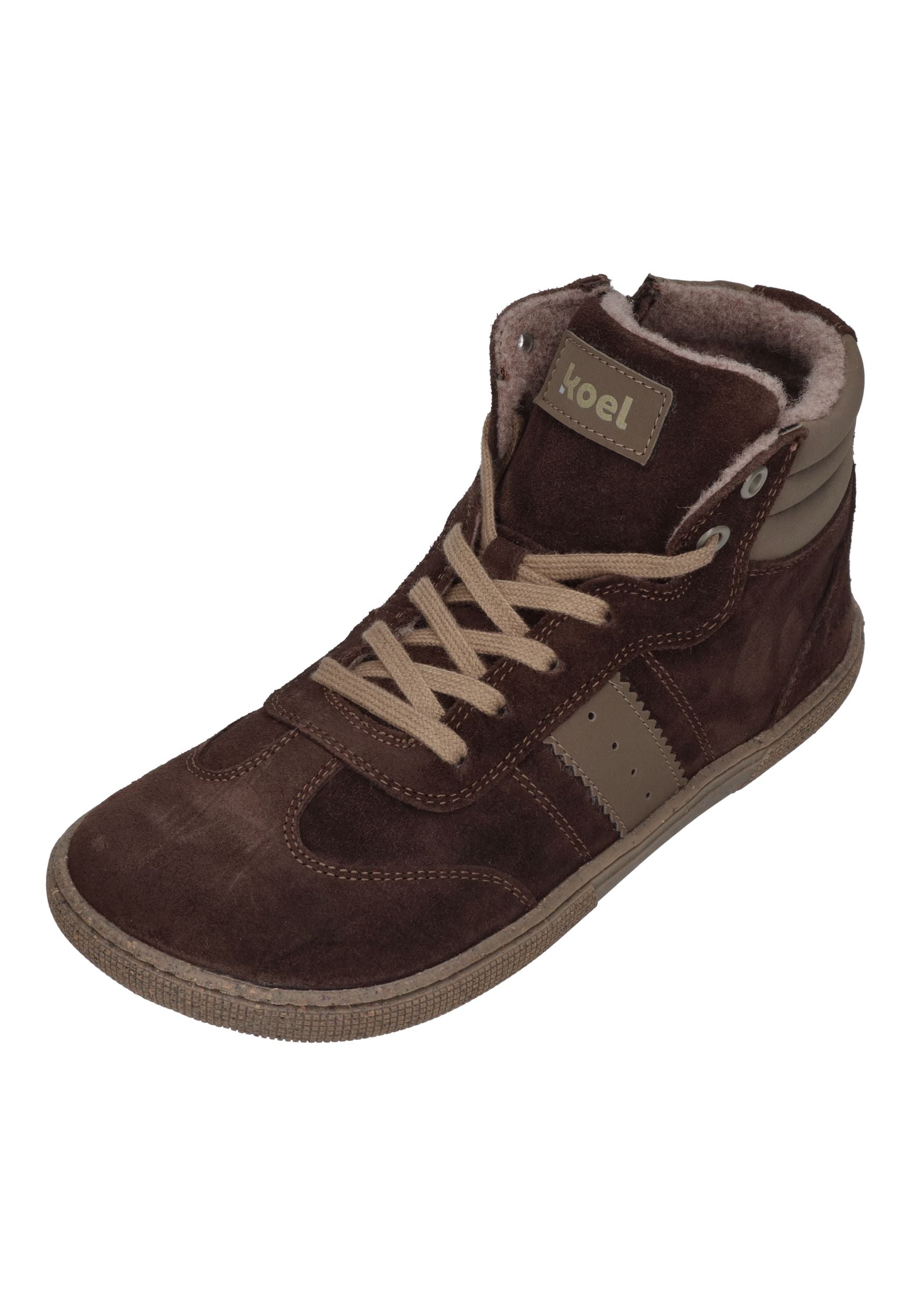 KOEL Barefoot Kinder Übergangsschuhe Sneakers bis Größe 41 DREW FELT brown