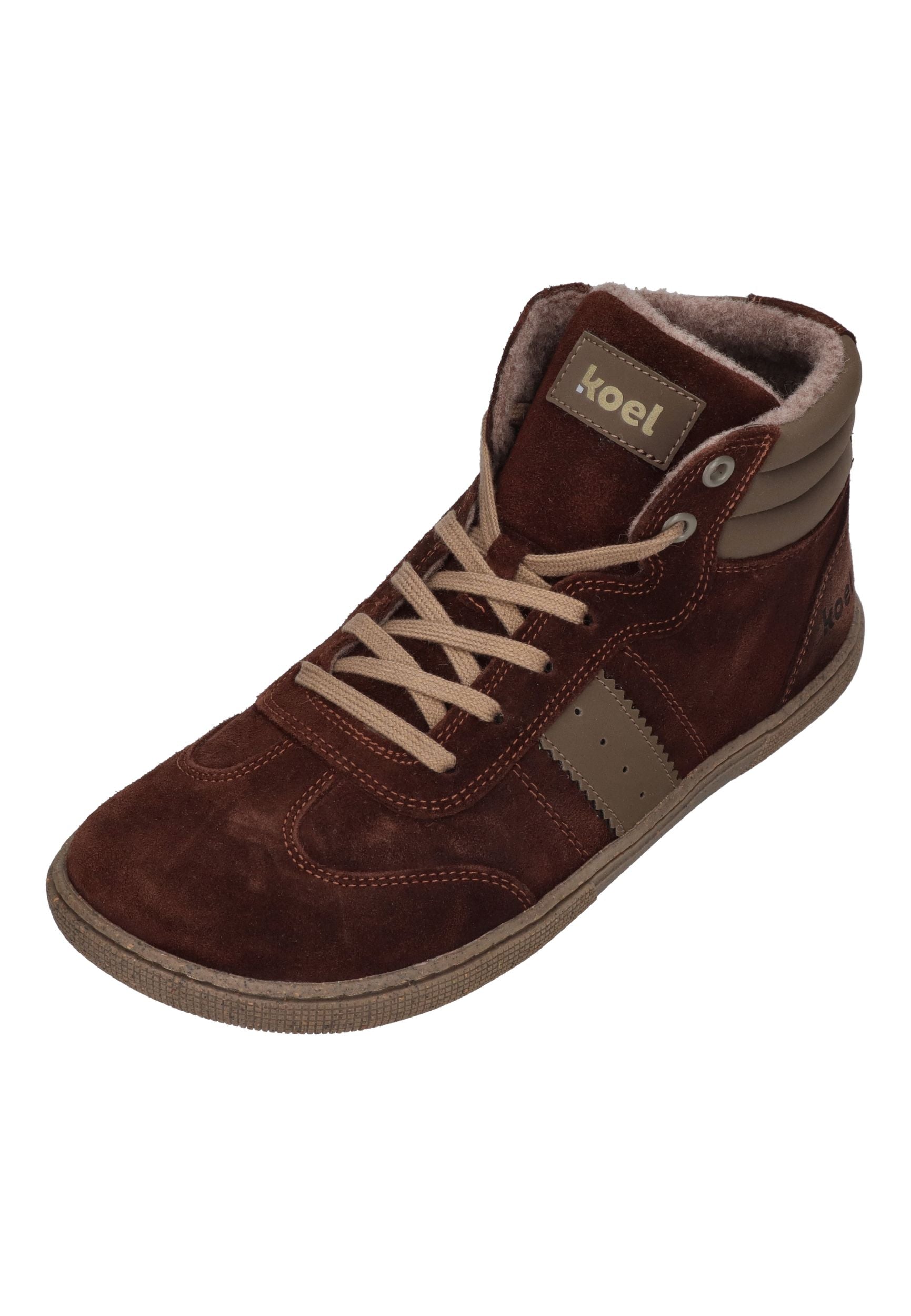 KOEL Barefoot Kinder Übergangsschuhe Sneakers bis Größe 41 DREW FELT choco