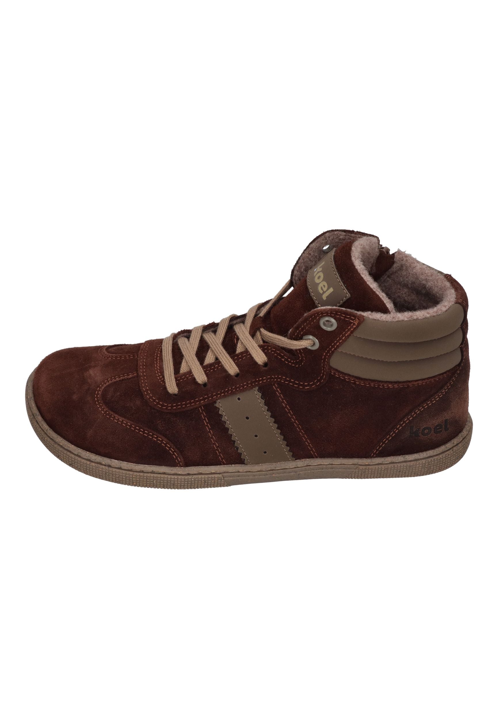 KOEL Barefoot Kinder Übergangsschuhe Sneakers bis Größe 41 DREW FELT choco