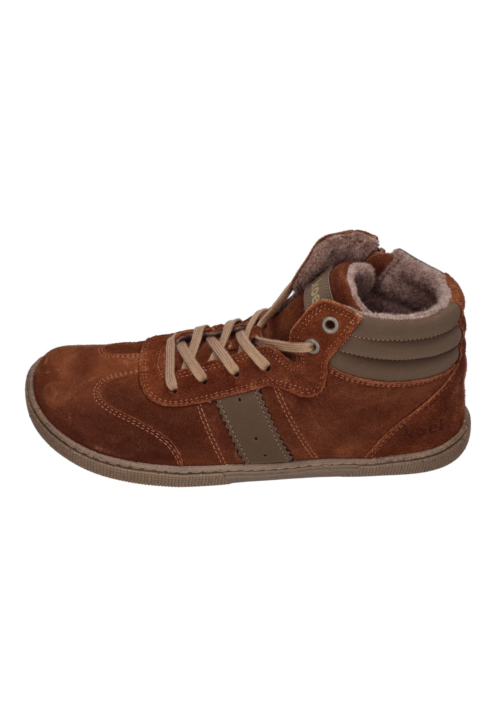 KOEL Barefoot Kinder Übergangsschuhe Sneakers bis Größe 41 DREW FELT cognac