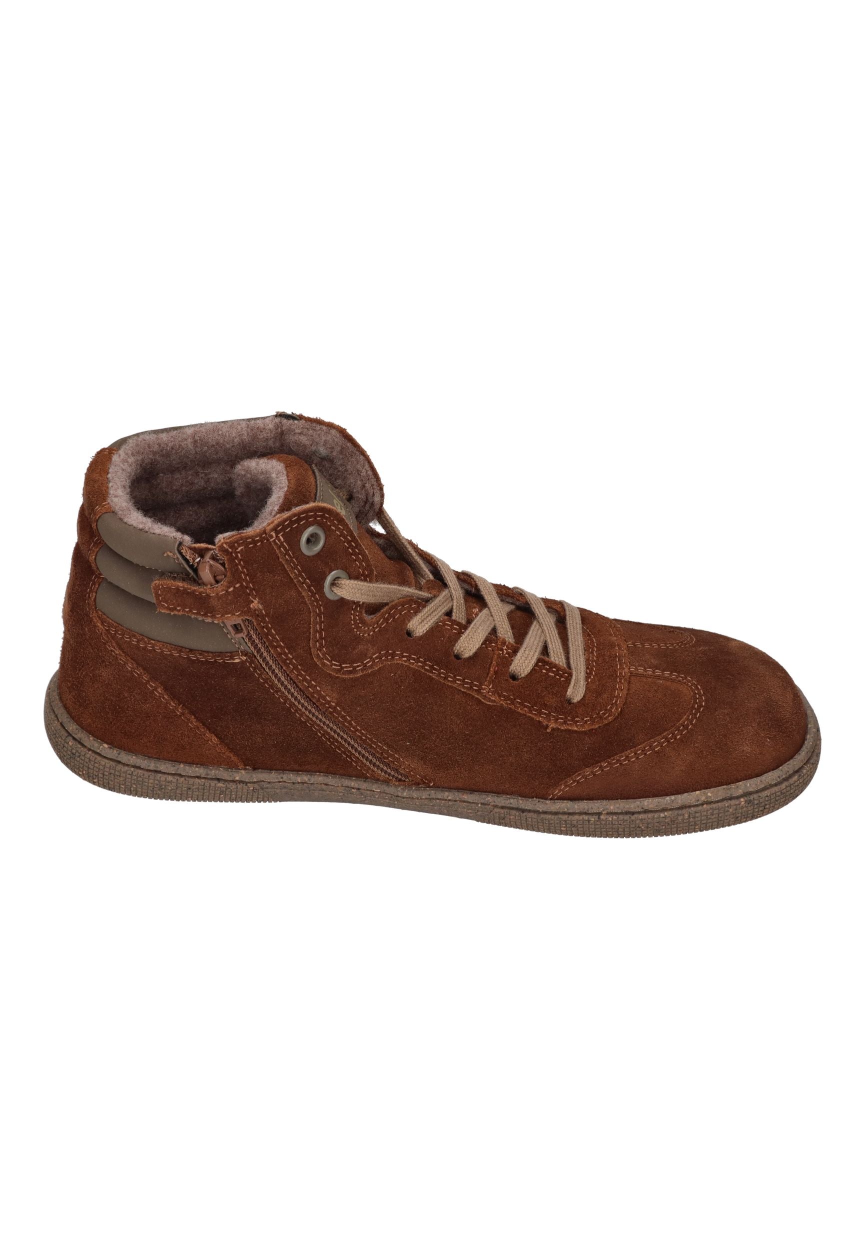 KOEL Barefoot Kinder Übergangsschuhe Sneakers bis Größe 41 DREW FELT cognac
