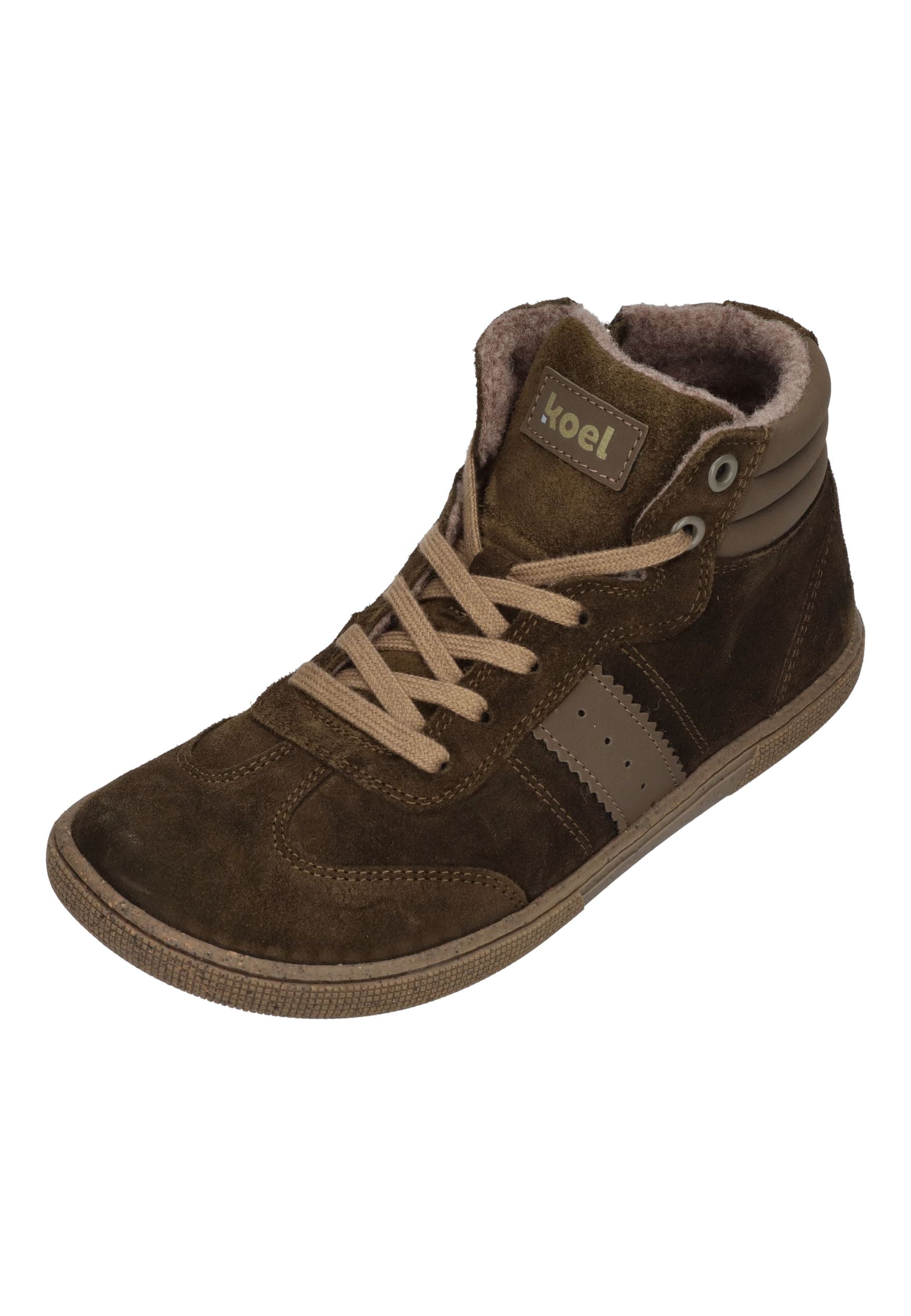 KOEL Barefoot Kinder Übergangsschuhe Sneakers bis Größe 41 DREW FELT green