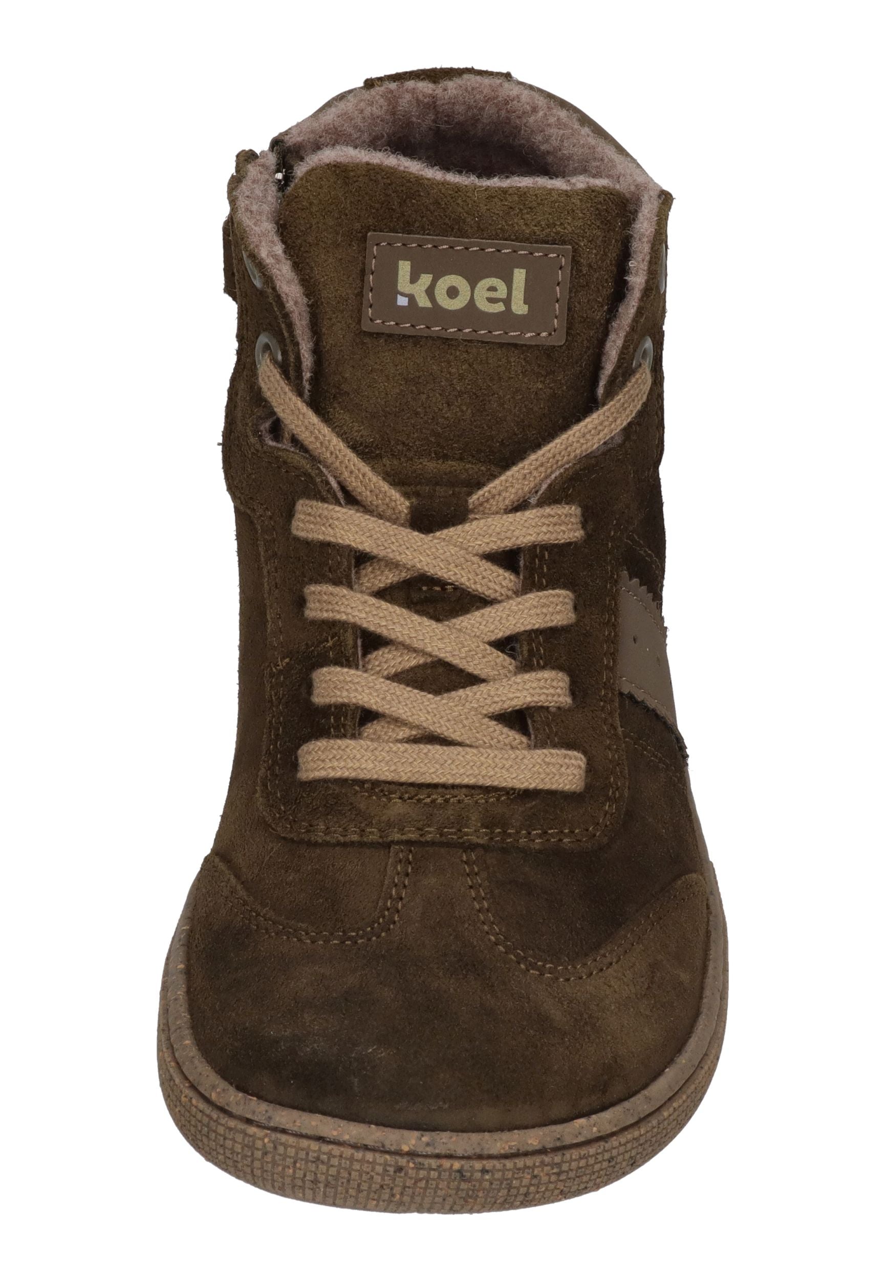 KOEL Barefoot Kinder Übergangsschuhe Sneakers bis Größe 41 DREW FELT green