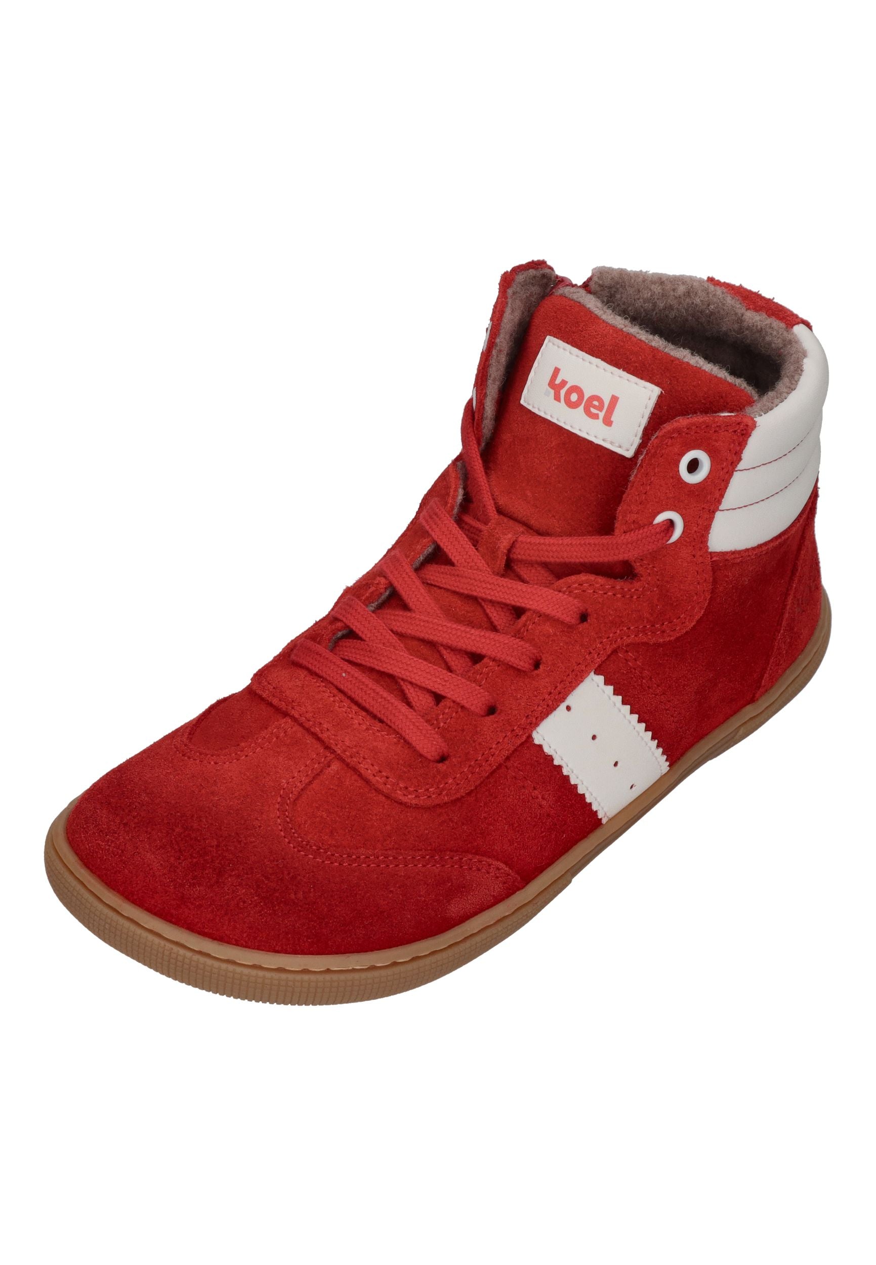 KOEL Barefoot Kinder Übergangsschuhe Sneakers bis Größe 41 DREW FELT red