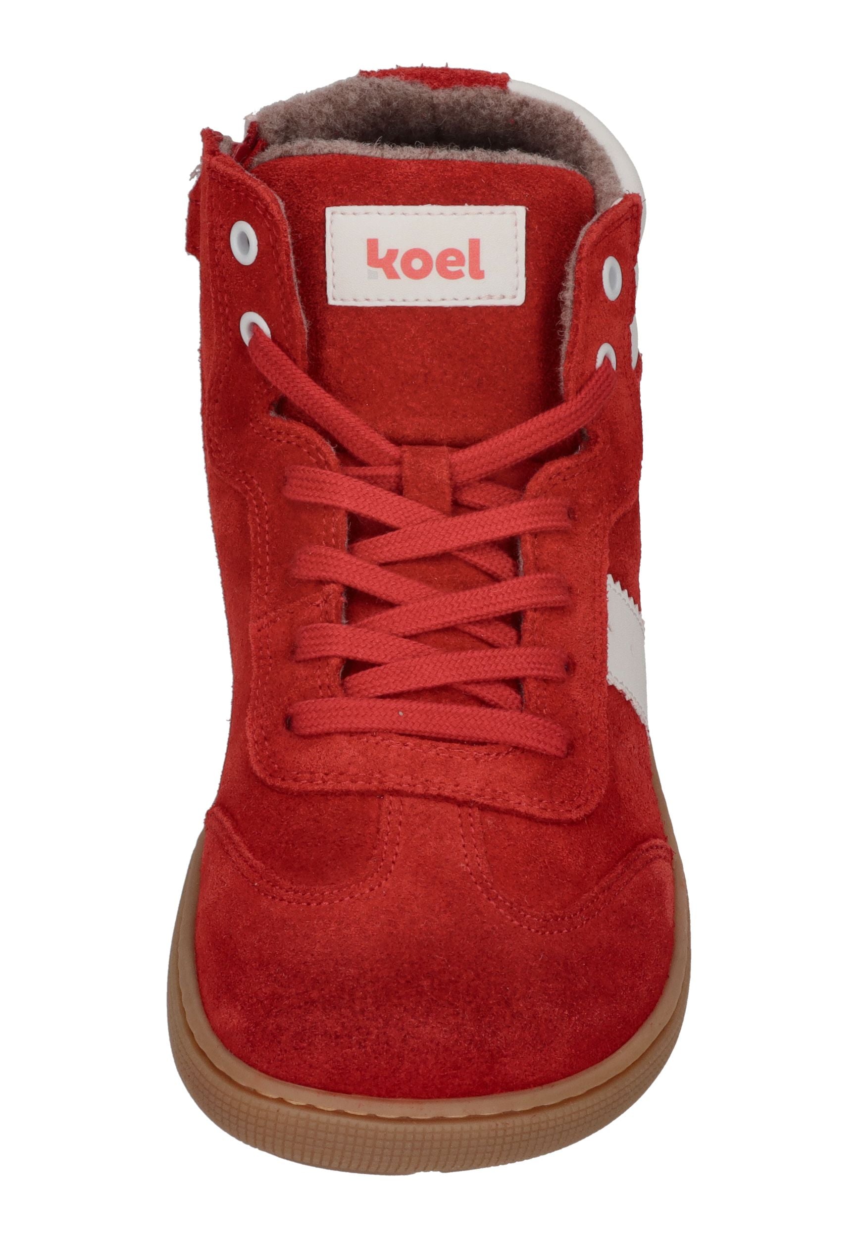 KOEL Barefoot Kinder Übergangsschuhe Sneakers bis Größe 41 DREW FELT red