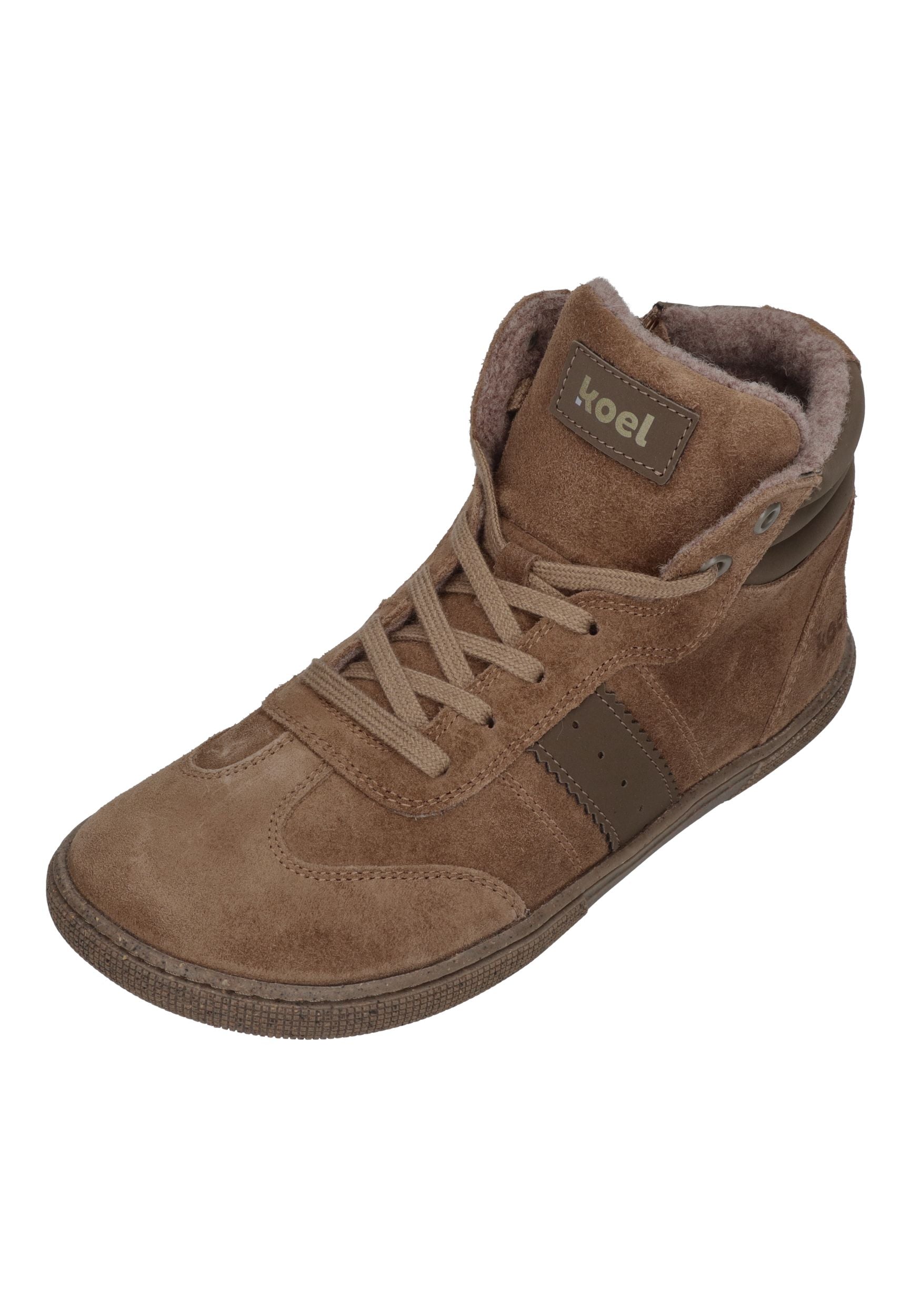 KOEL Barefoot Kinder Übergangsschuhe Sneakers bis Größe 41 DREW FELT taupe