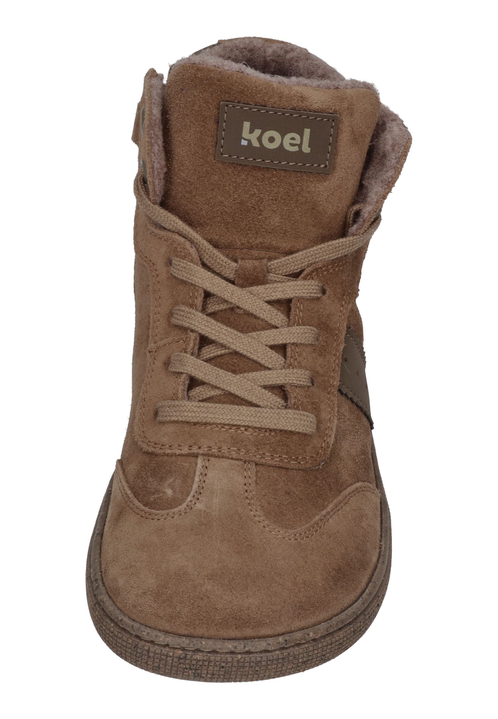 KOEL Barefoot Kinder Übergangsschuhe Sneakers bis Größe 41 DREW FELT taupe