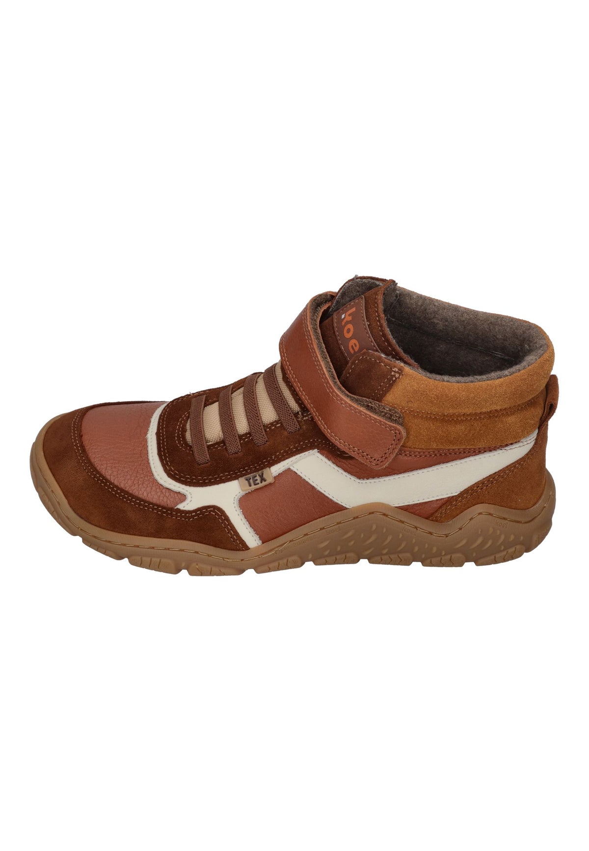 KOEL Barefoot Kinder Übergangsschuhe bis Gr. 41 Booties RAMI WOOL TEX cognac
