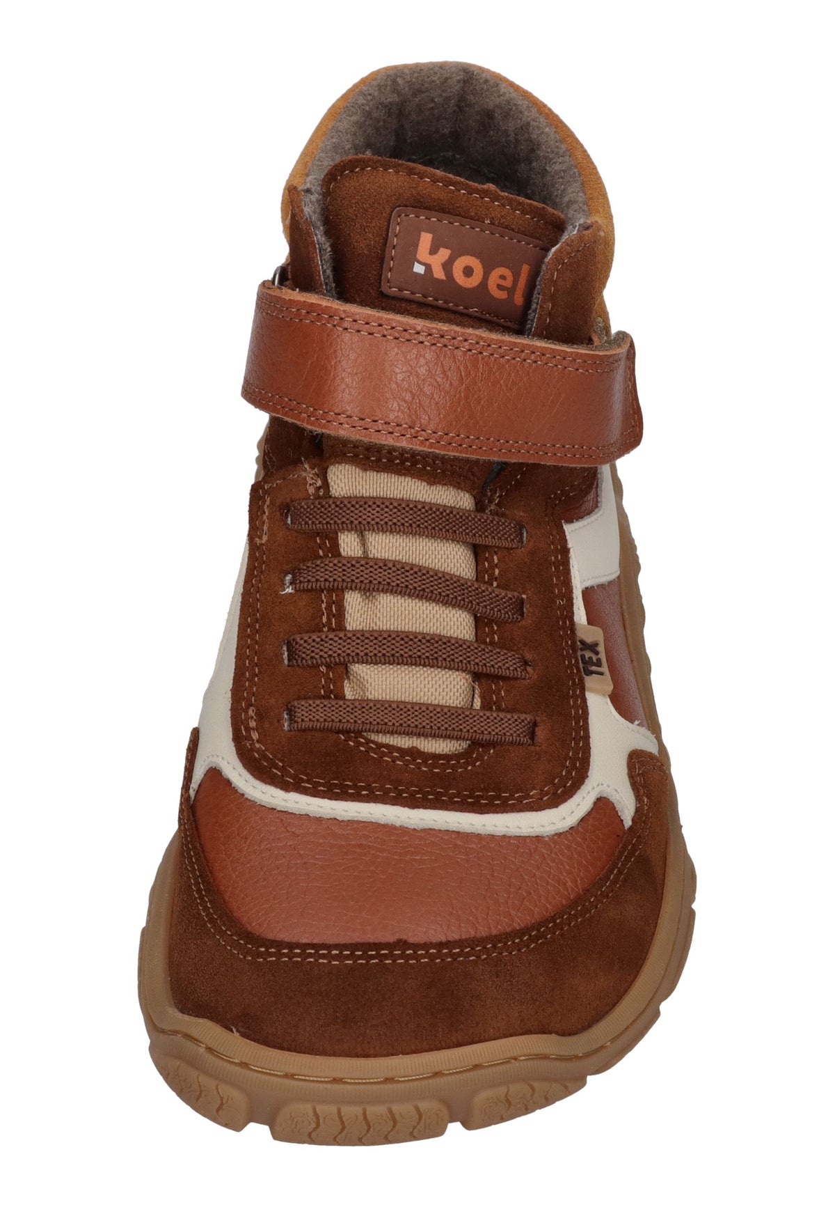 KOEL Barefoot Kinder Übergangsschuhe bis Gr. 41 Booties RAMI WOOL TEX cognac