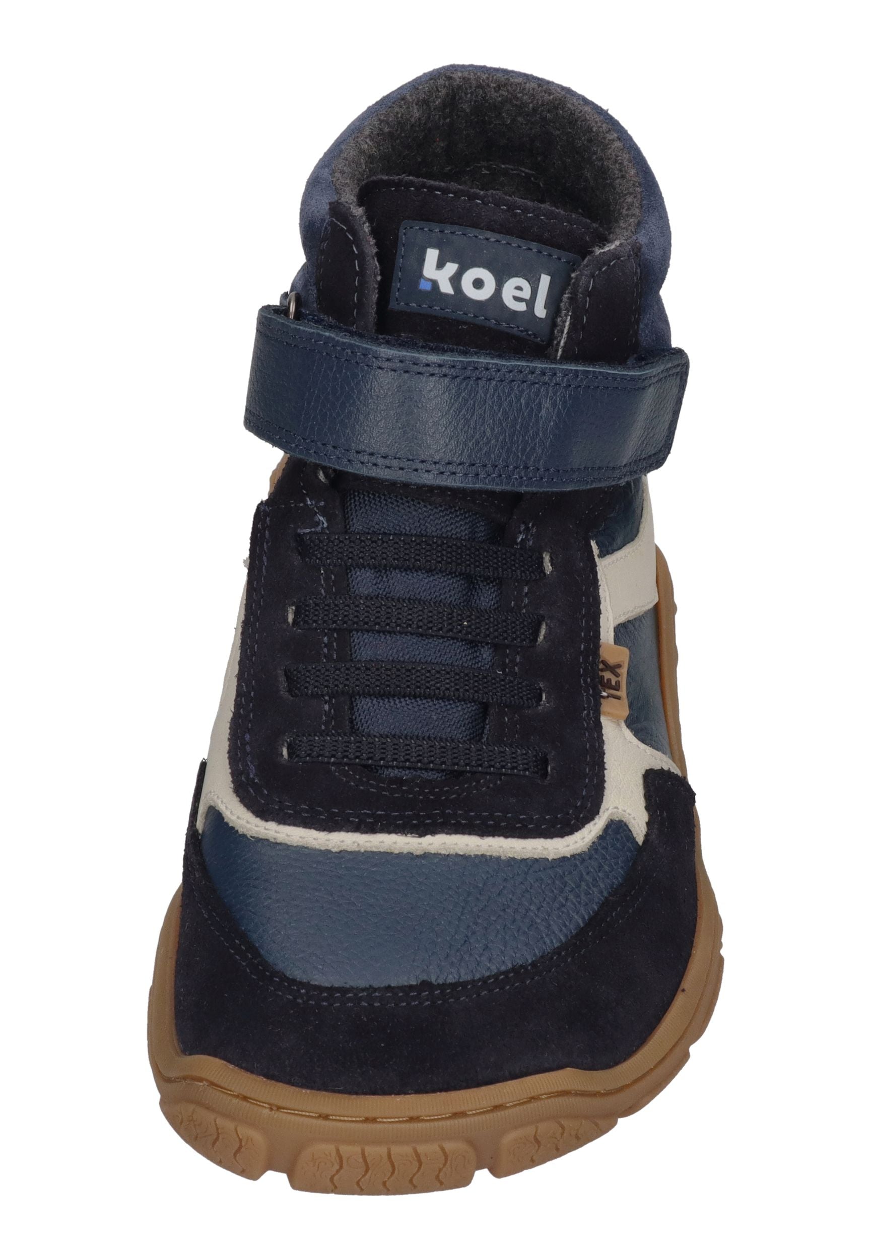 KOEL Barefoot Kinder Übergangsschuhe bis Gr. 41 Booties RAMI WOOL TEX navy