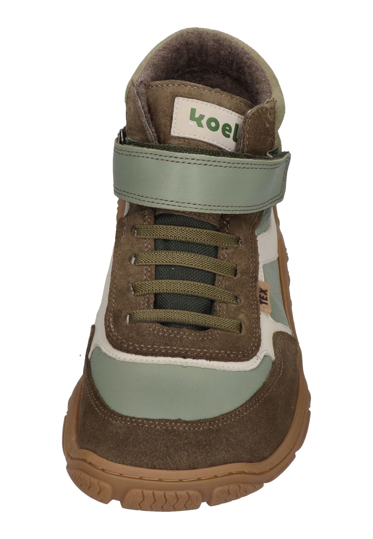 KOEL Barefoot Kinder Übergangsschuhe bis Gr. 41 Booties RAMI WOOL TEX olive