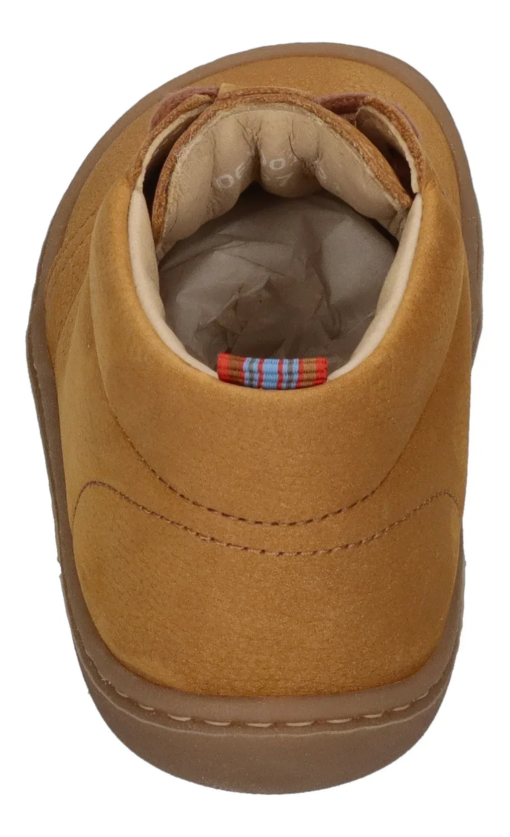 KOEL Kinder Barefoot Schnürschuhe BEN M LEATHER cognac