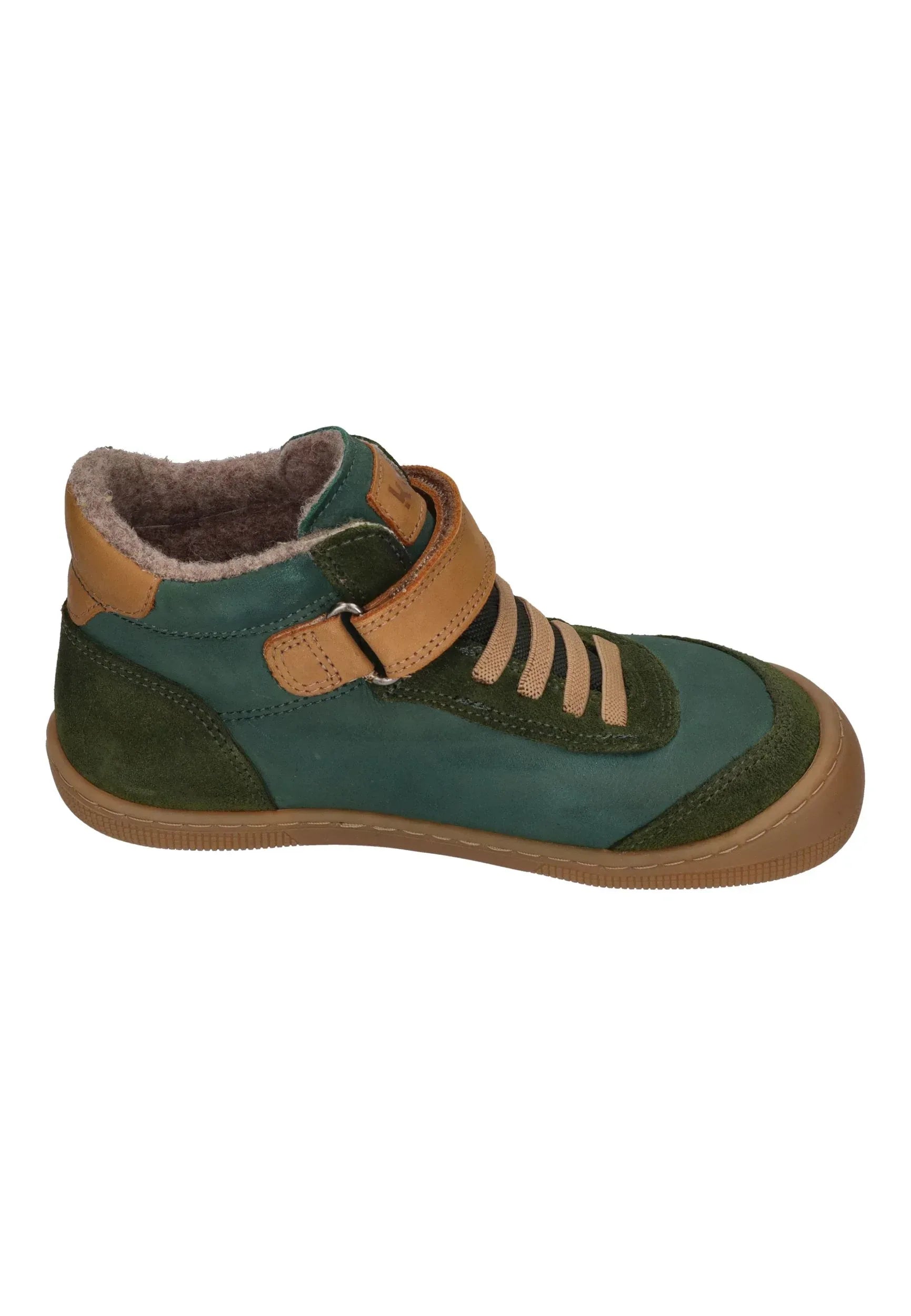 KOEL Barefoot Kinder Übergangsschuhe Sneakers DANIEL 2.0 Felt Tex green