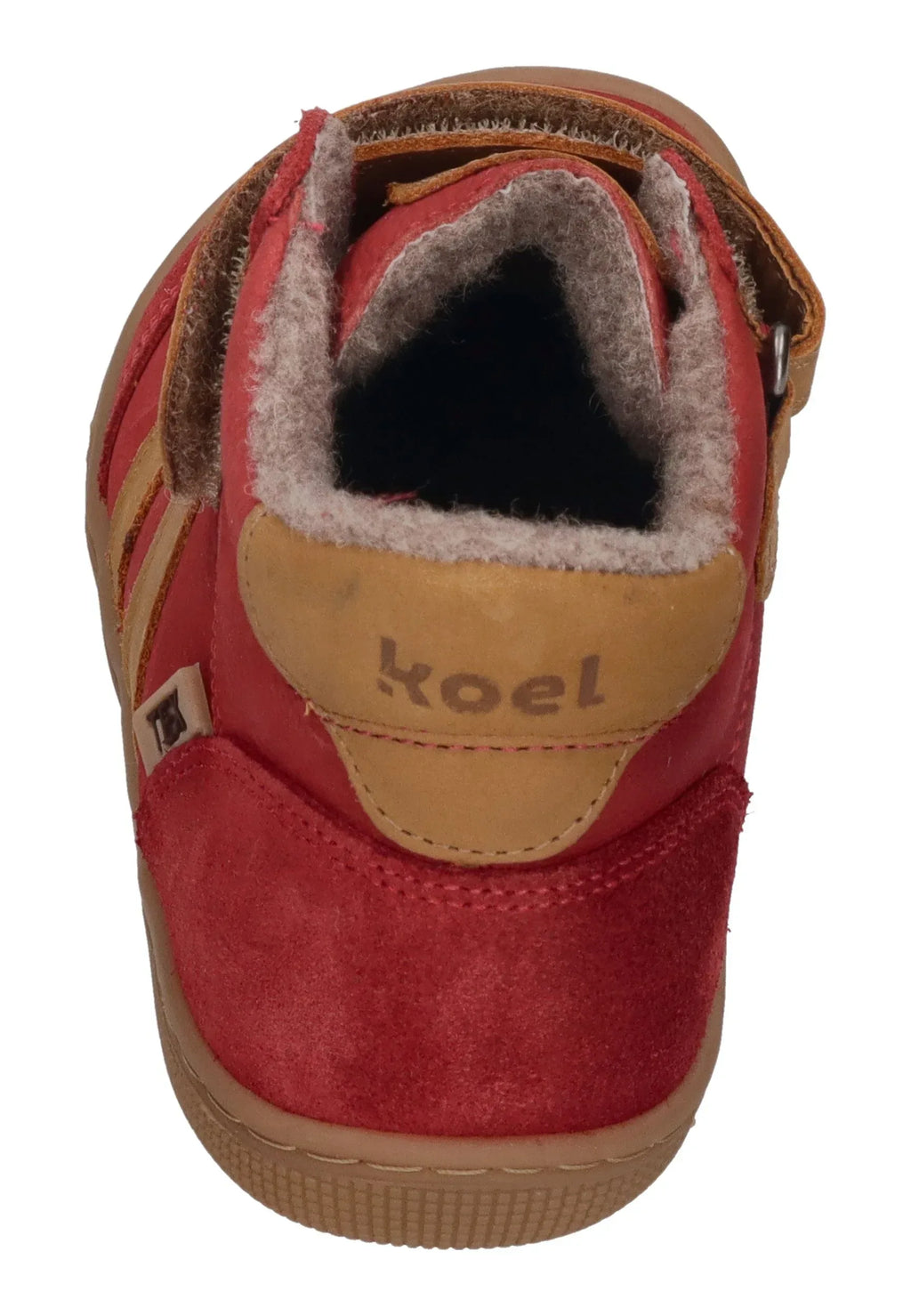 KOEL Barefoot Kinder Übergangsschuhe Sneakers DANIEL 2.0 Felt Tex red
