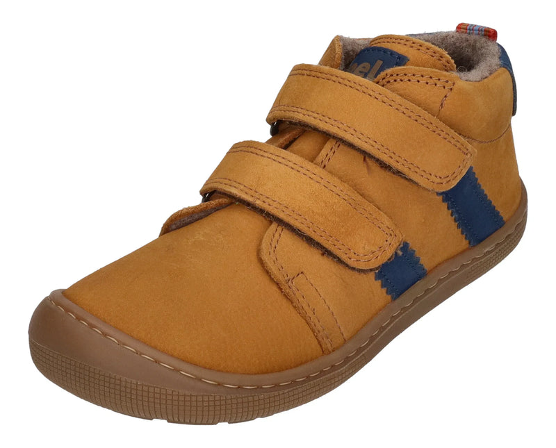KOEL Barefoot Kinder Übergangsschuhe Sneakers DAVID HYDRO FELT cognac