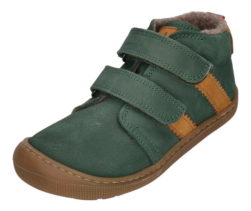 KOEL Barefoot Kinder Übergangsschuhe Sneakers DAVID HYDRO FELT green