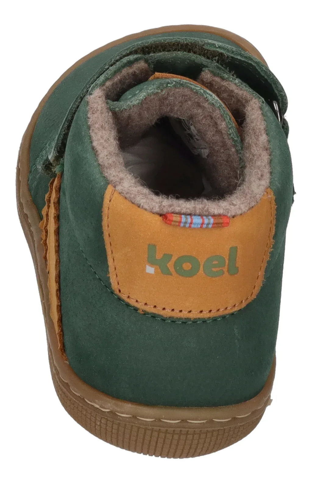 KOEL Barefoot Kinder Übergangsschuhe Sneakers DAVID HYDRO FELT green