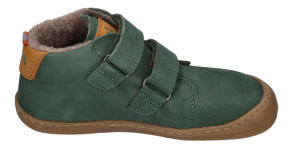 KOEL Barefoot Kinder Übergangsschuhe Sneakers DAVID HYDRO FELT green