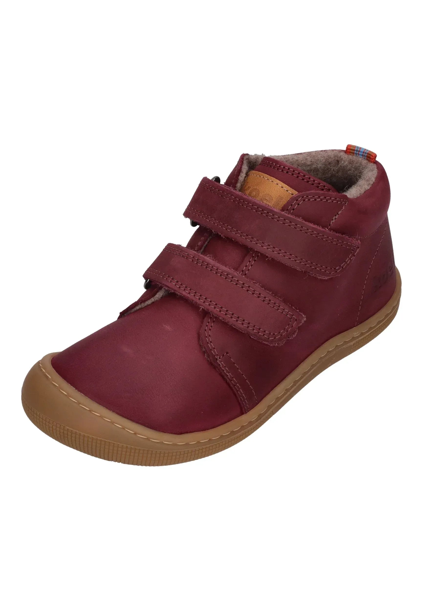 KOEL Barefoot Kinder Übergangsschuhe Sneakers DON HYDRO FELT LINING bordo