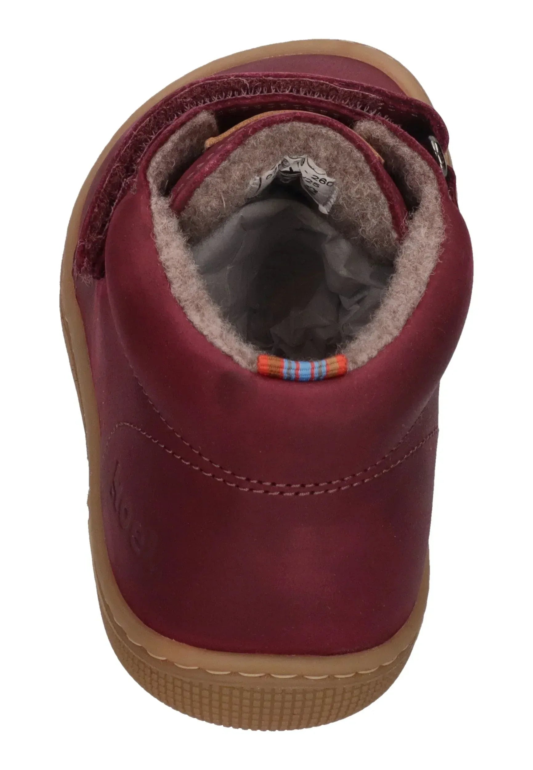KOEL Barefoot Kinder Übergangsschuhe Sneakers DON HYDRO FELT LINING bordo