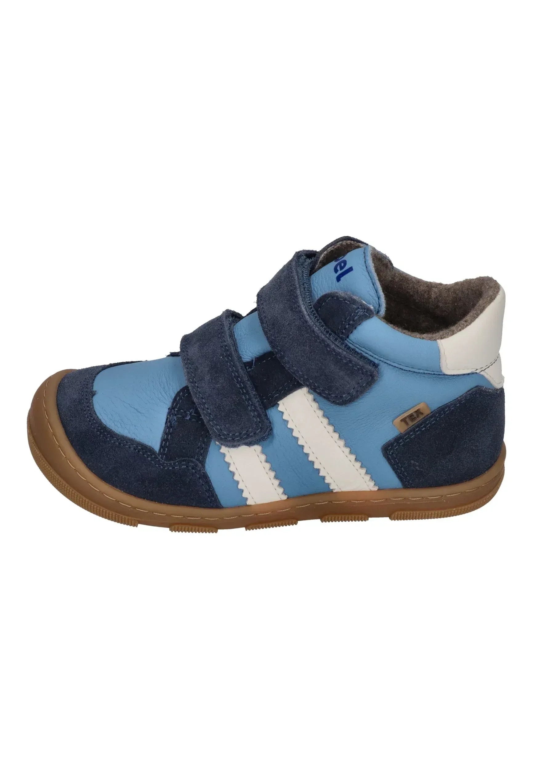KOEL Barefoot Kinder Übergangsschuhe Sneakers KALI LEATHER extra weit jeans