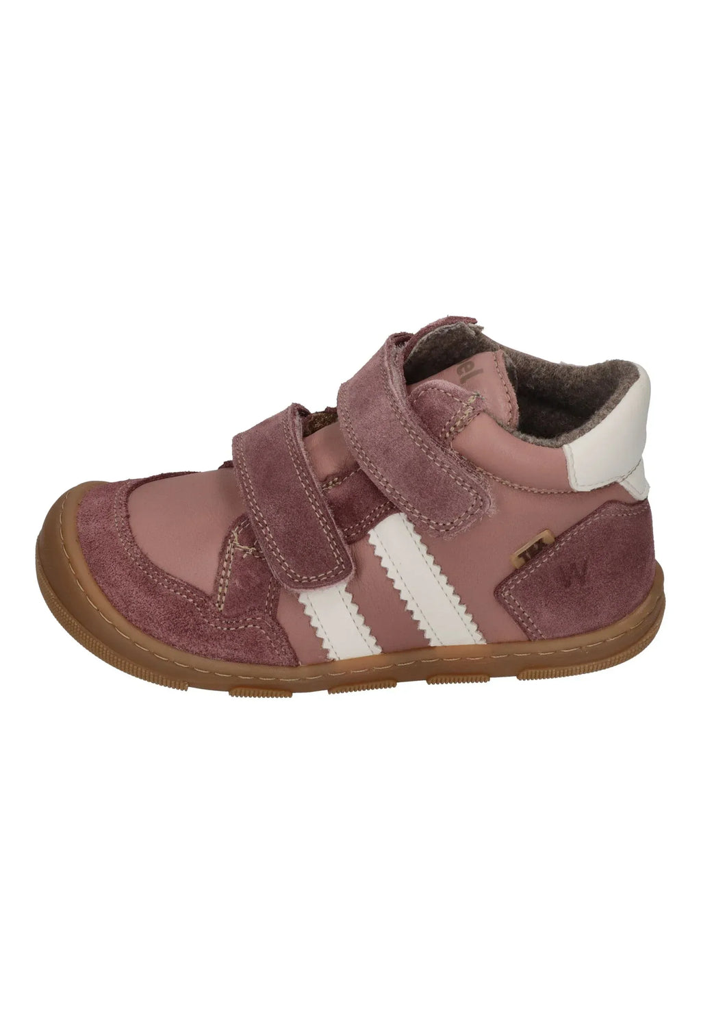 KOEL Barefoot Kinder Übergangsschuhe Sneakers KALI LEATHER extra weit old pink
