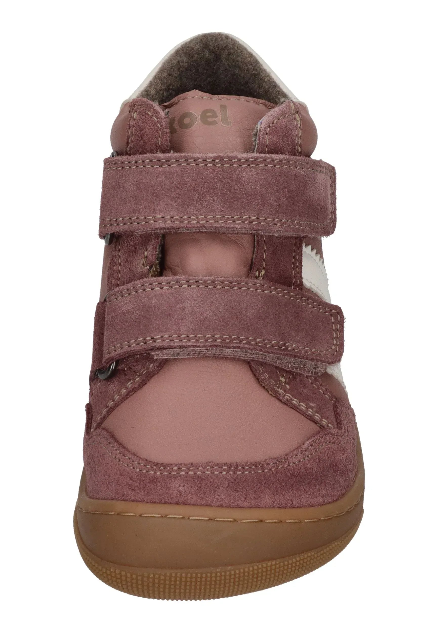 KOEL Barefoot Kinder Übergangsschuhe Sneakers KALI LEATHER extra weit old pink