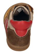 KOEL Barefoot Kinder Übergangsschuhe Sneakers KALI LEATHER extra weit taupe