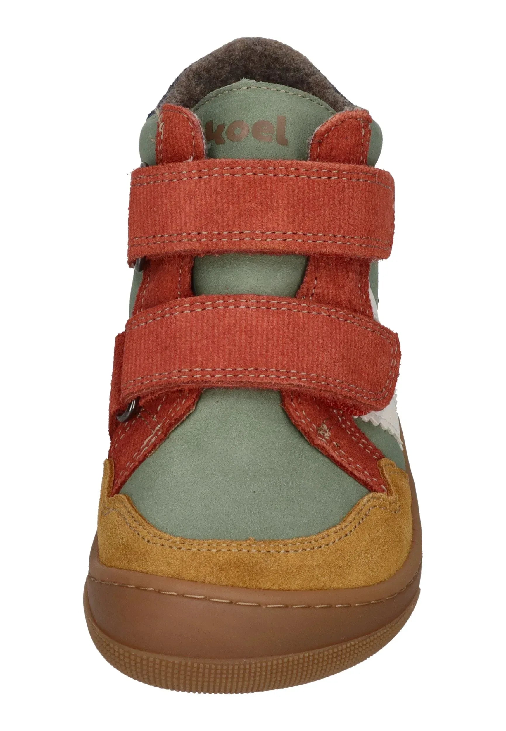 KOEL Barefoot Kinder Übergangsschuhe Sneakers KALI SUEDE extra weit green alface