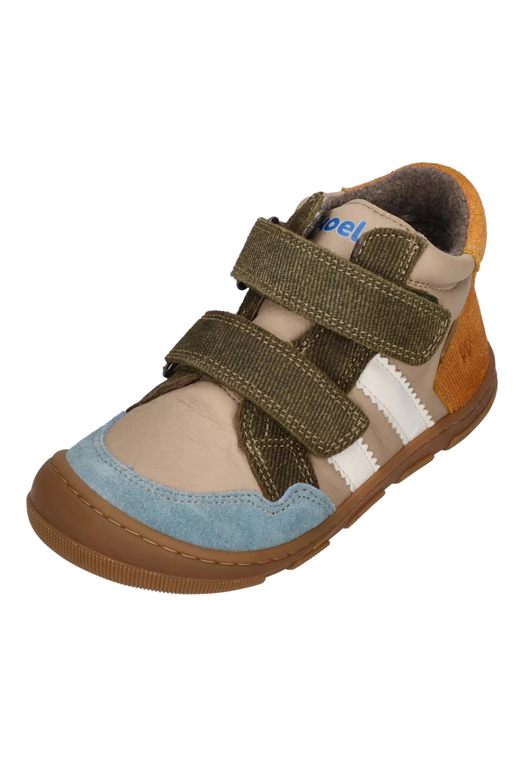 KOEL Barefoot Kinder Übergangsschuhe KALI SUEDE extra weit taupe