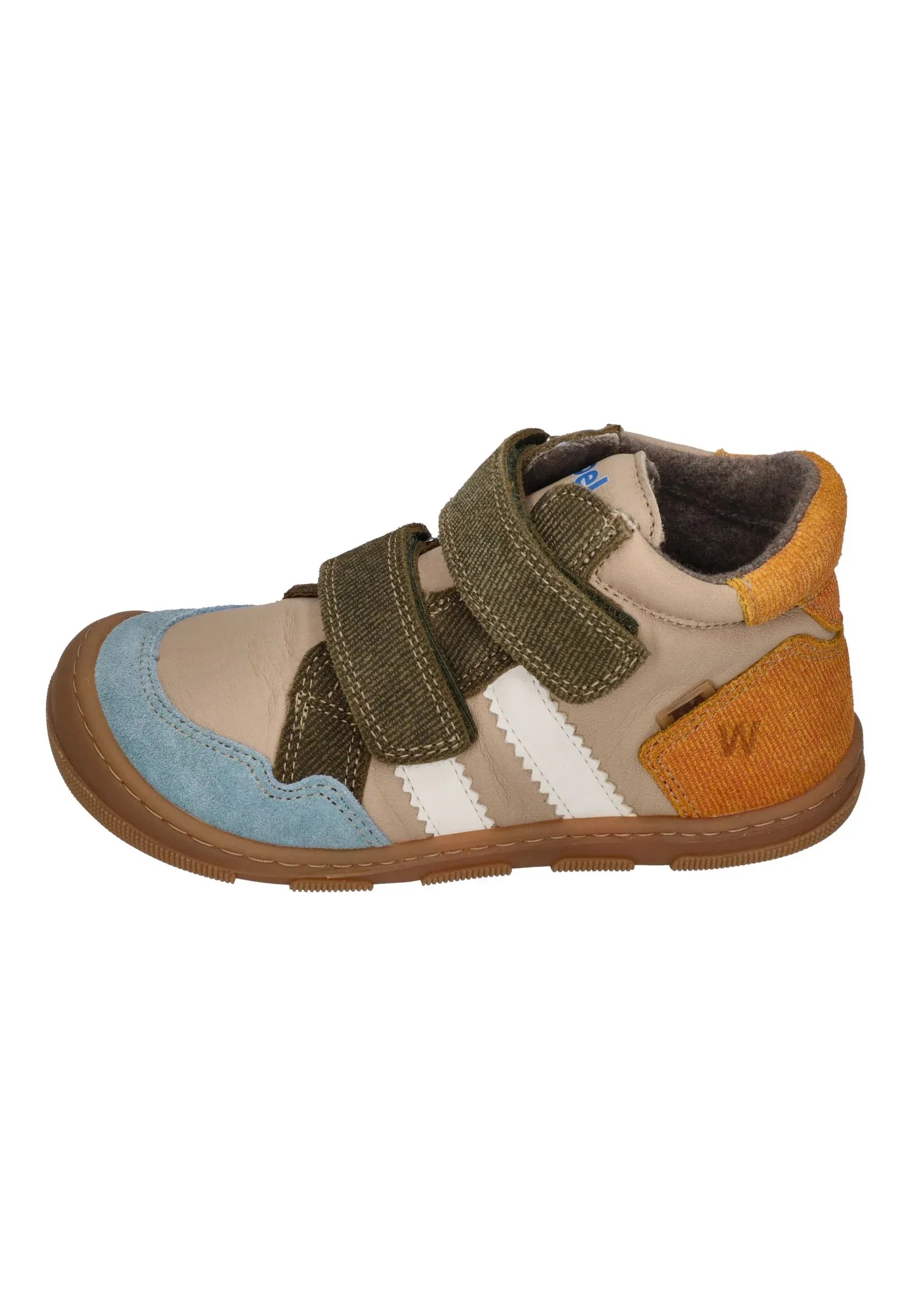KOEL Barefoot Kinder Übergangsschuhe KALI SUEDE extra weit taupe
