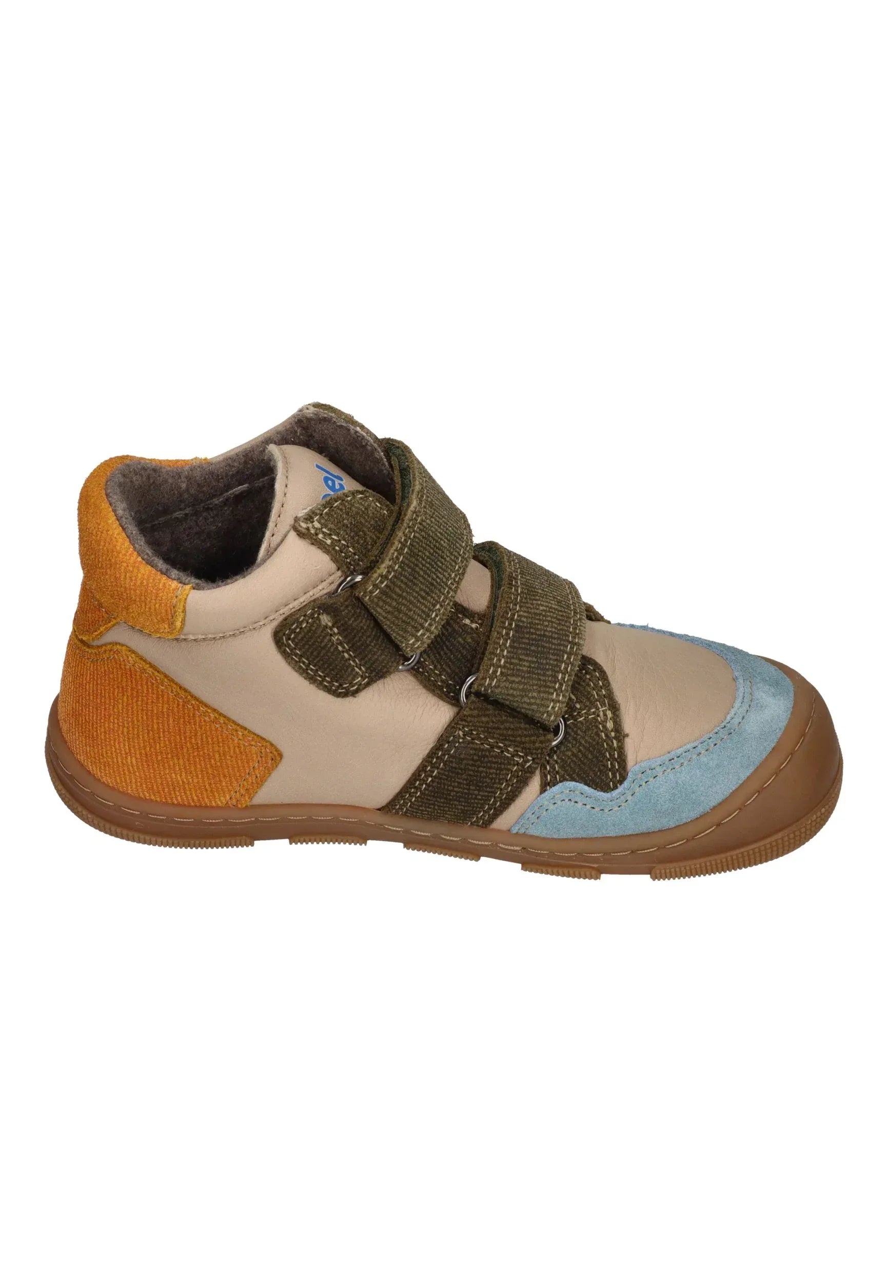 KOEL Barefoot Kinder Übergangsschuhe KALI SUEDE extra weit taupe